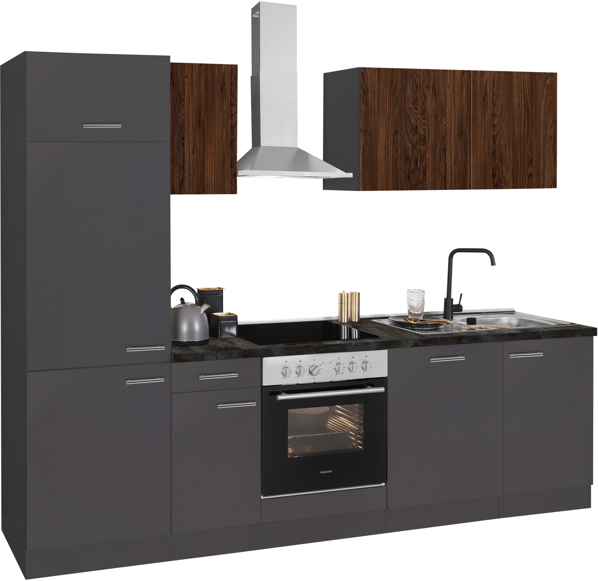 OPTIFIT Küchenzeile »Malika«, | cm, Hanseatic-E-Geräten BAUR kaufen 270 Breite mit