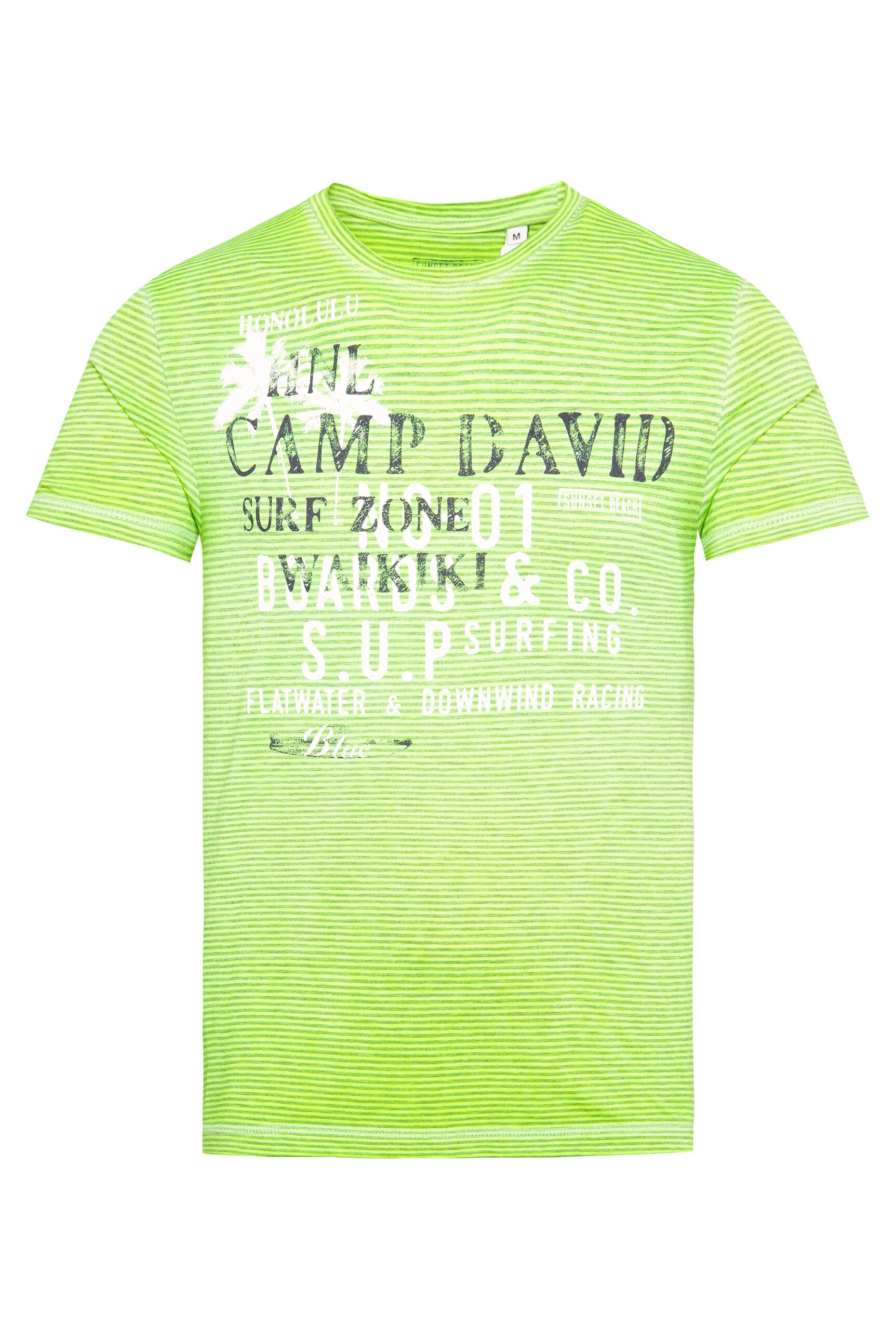 CAMP DAVID Rundhalsshirt, mit Ausbrenner-Effekten günstig online kaufen