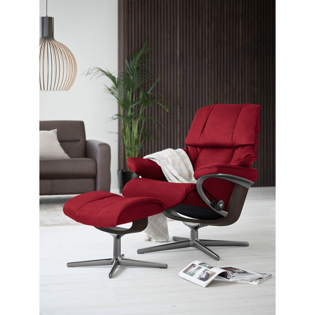 Stressless® Fußhocker »Reno«, mit Cross Base, Größe S, M & L, Holzakzent Wenge