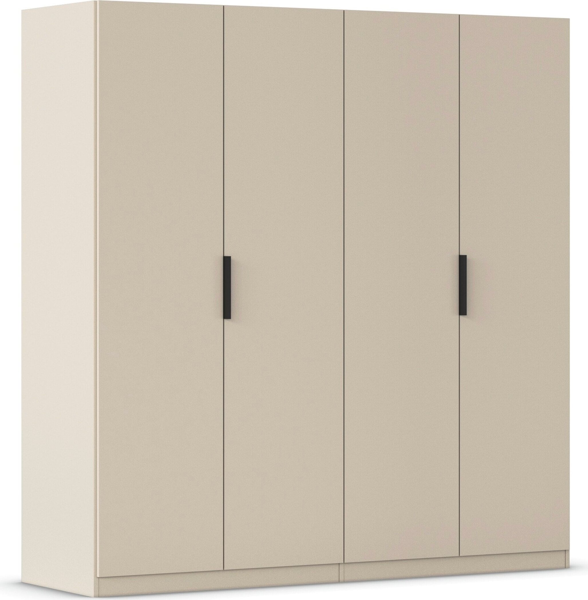 OTTO home Kleiderschrank "Schrank Möbel Schlafzimmer Garderobe Kinderzimmer WELTNEUHEIT NYLLA" PATENTIERTES SCHNELLMONTAGESYSTEM schwarzer Griff MADE IN GERMANY