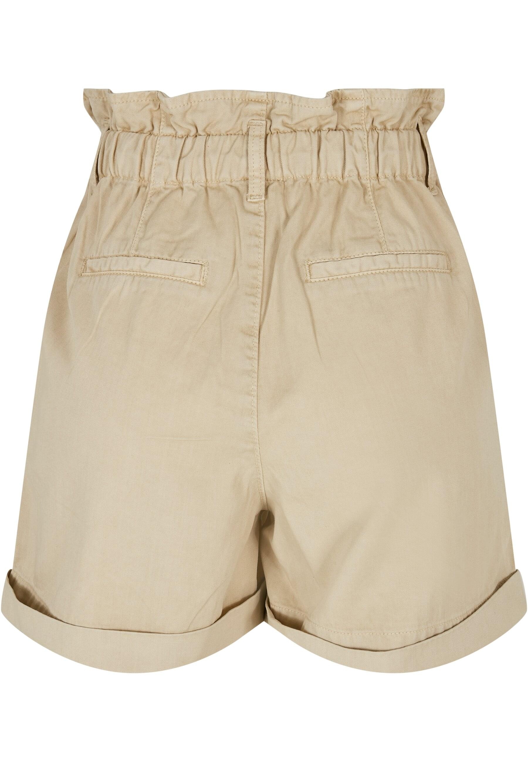 URBAN CLASSICS Stoffhose "Urban Classics Damen Ladies Paperbag Shorts" günstig online kaufen
