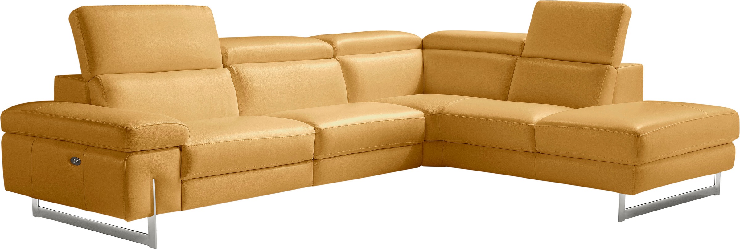 Egoitaliano Ecksofa "Candice", inkl. 2 elektrischer Relaxfunktionen, Bedien günstig online kaufen