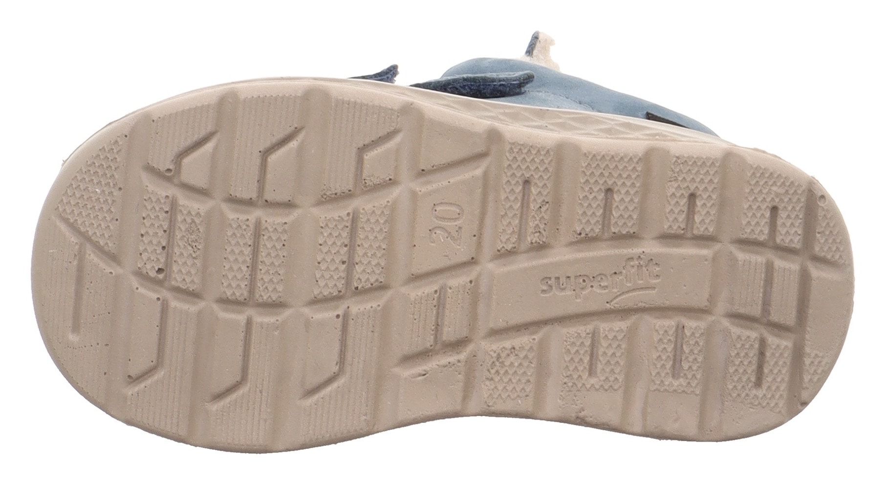 Superfit Lauflernschuh »BREEZE WMS: mittel«, Barfußschuh mit zwei Klettverschlüssen, Größenschablone zum Download