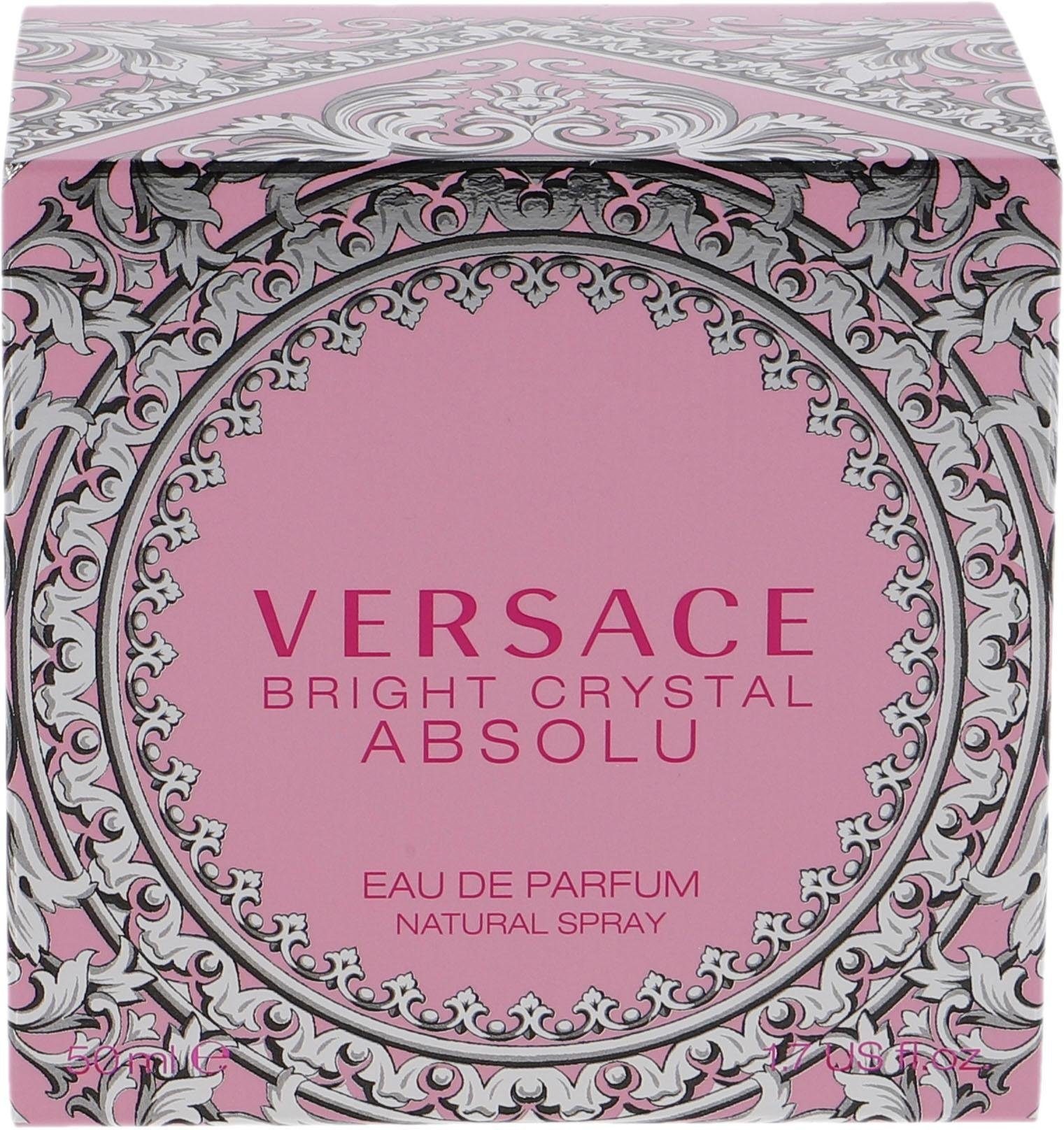 Versace Eau de Parfum »Versace Bright Crystal Absolu«, mit fruchtigem Auftackt