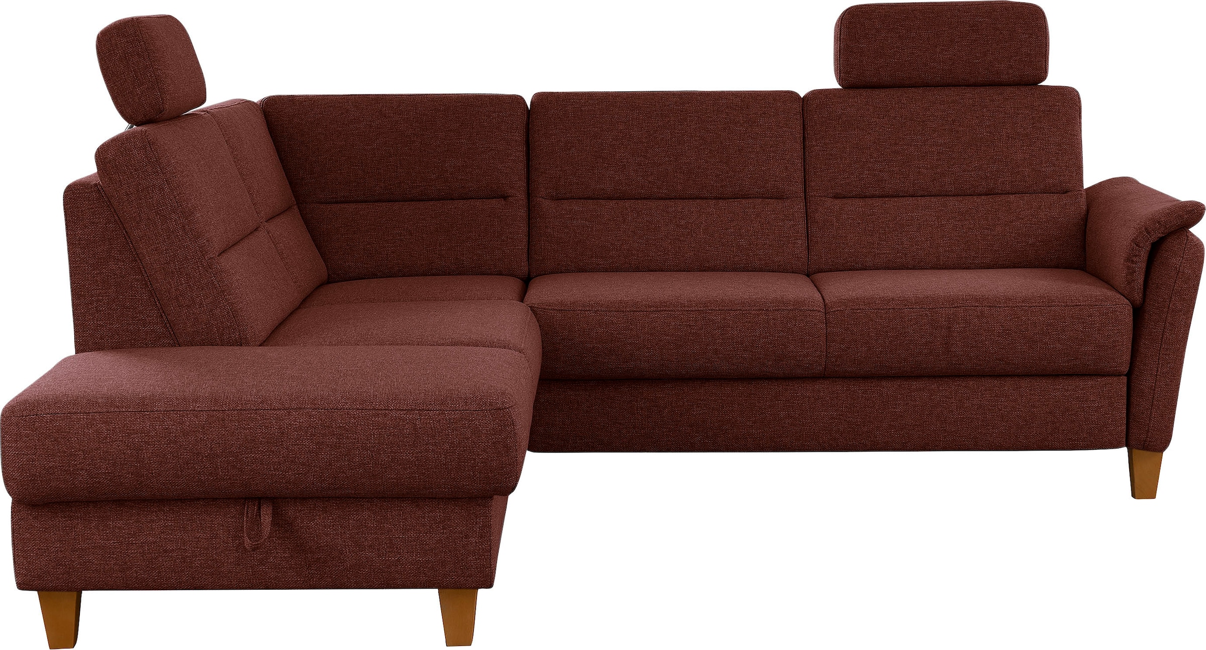 Home affaire Ecksofa "Palmera L-Form, B: 236 cm" optional Bettfunktion & Be günstig online kaufen