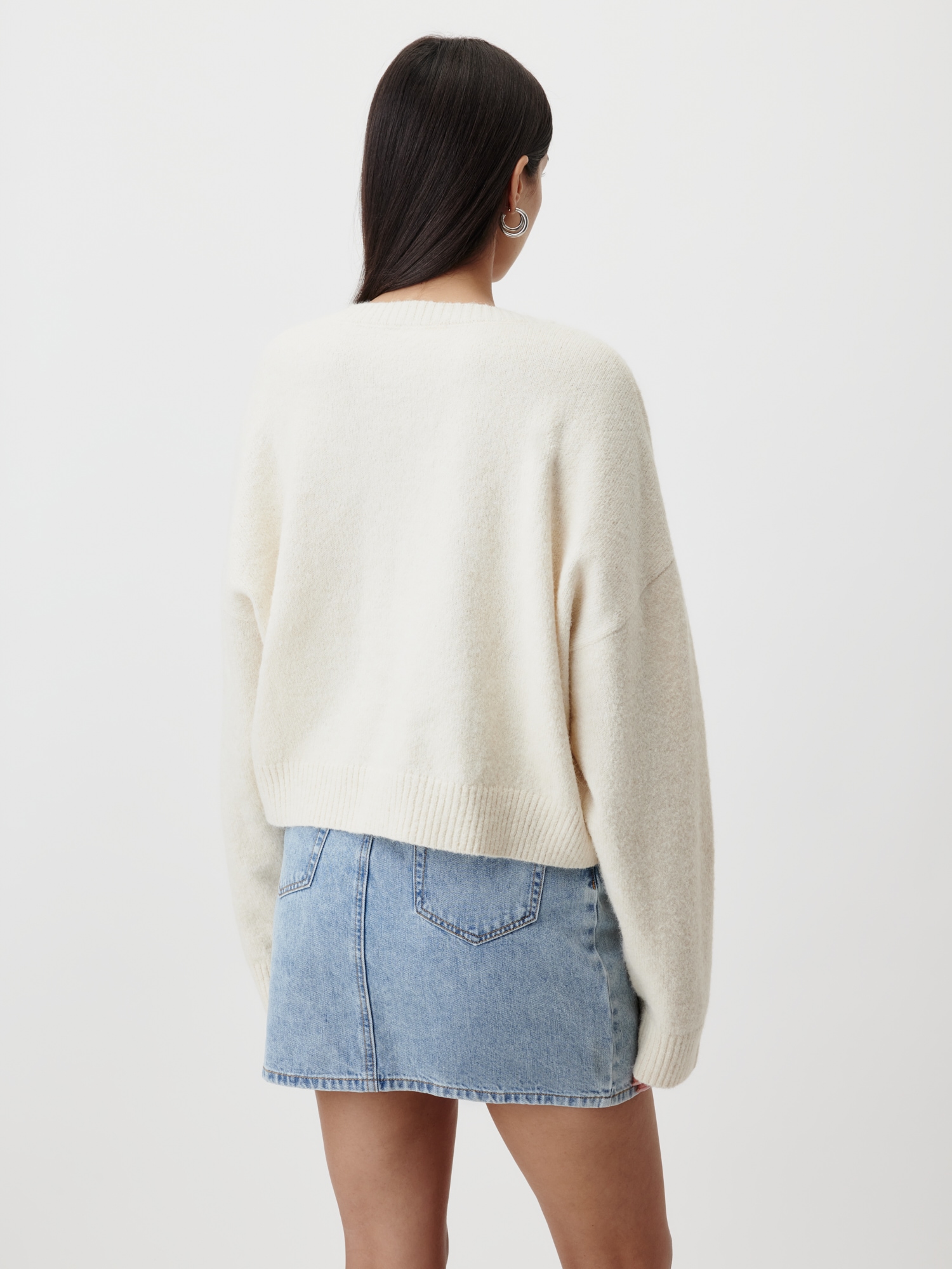LeGer Strickpullover »Halina, LeGer by Lena Gercke«, Loose fit mit Rundhalsausschnitt