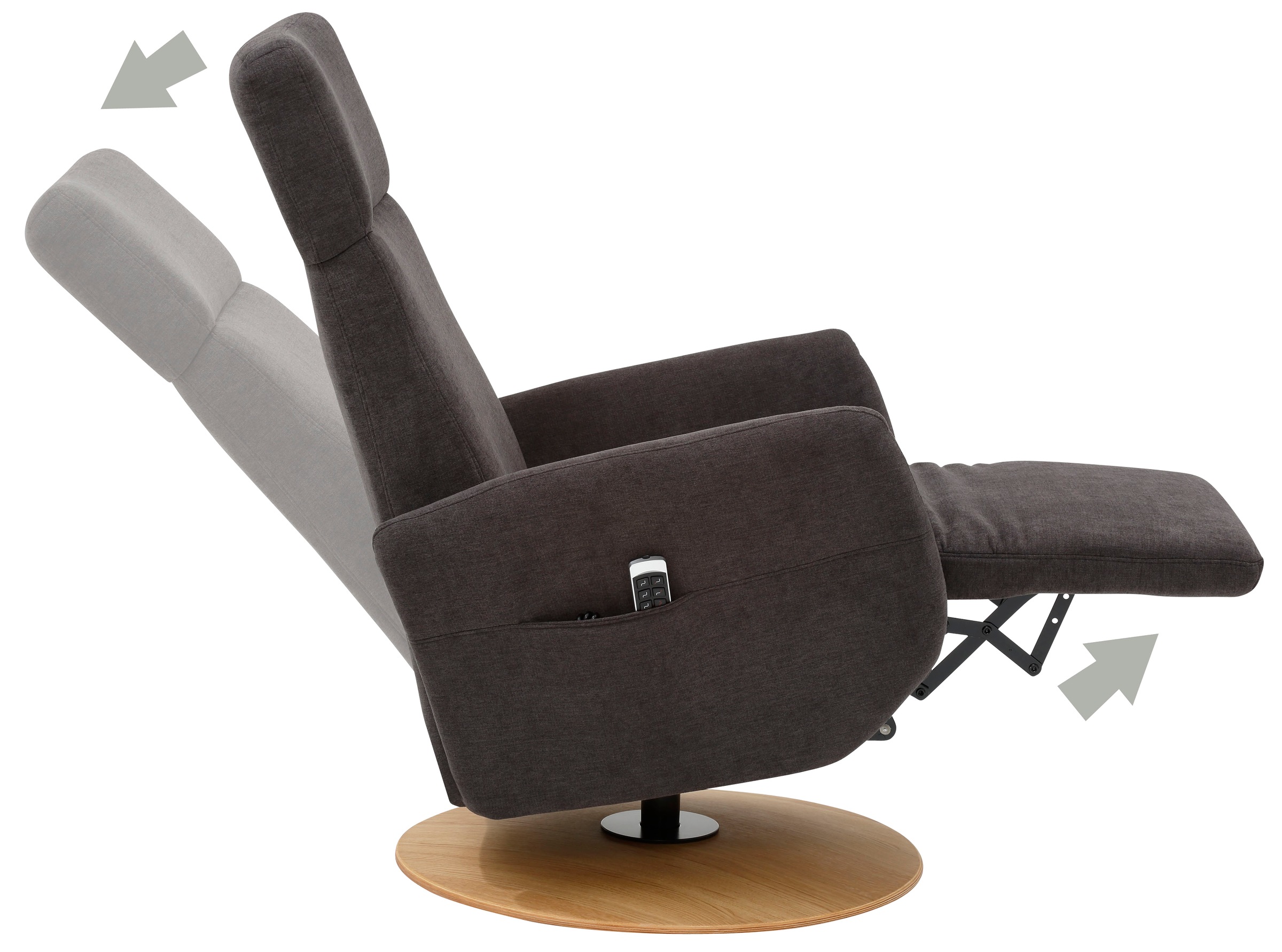 sit&more TV-Sessel »Kobra«, wahlweise mit 2 Motoren, 2 Motoren und Akku oder mit 2 Motoren