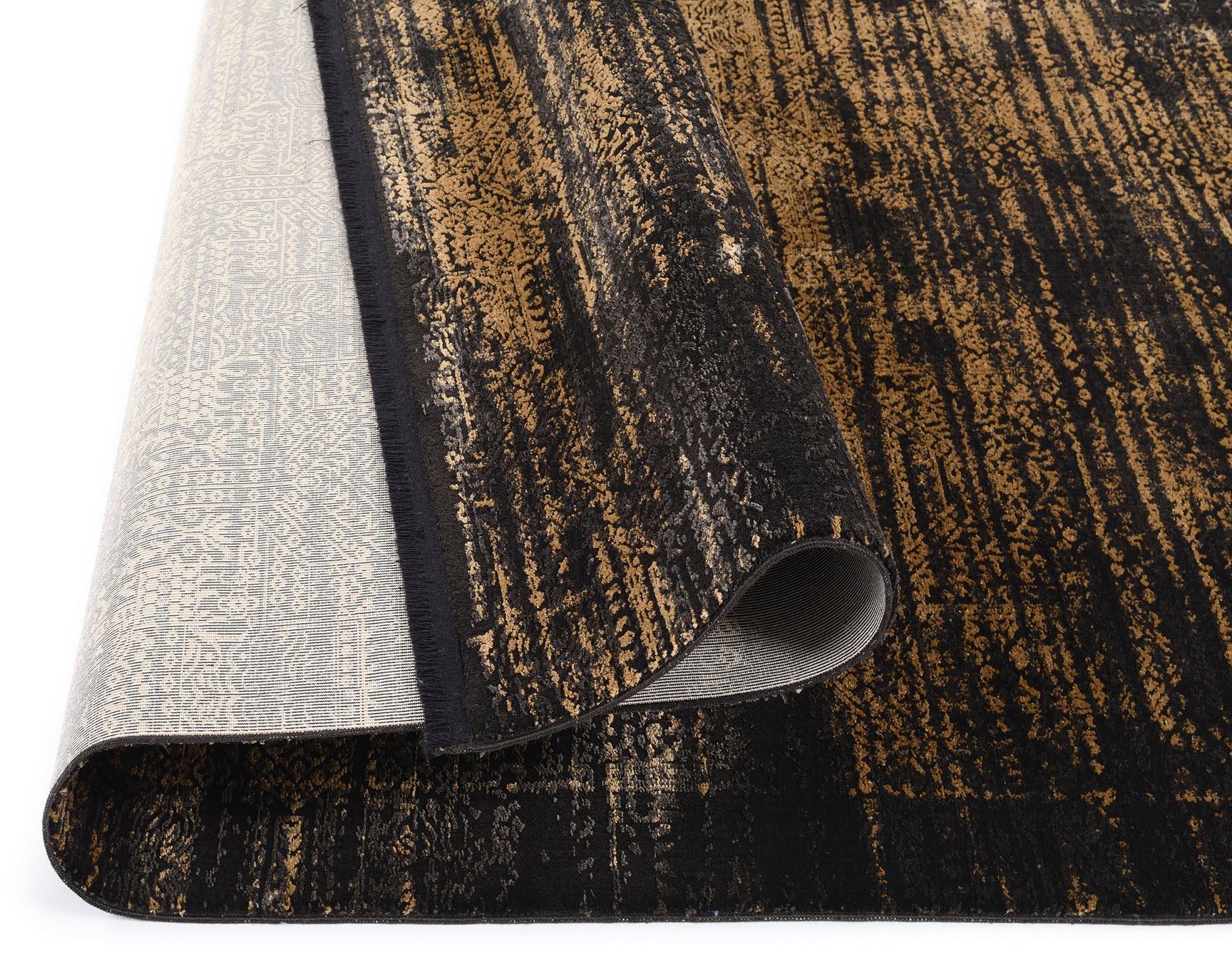 Thumbnail - OCI DIE TEPPICHMARKE Teppich "BRILLIANT Art Deco" rechteckig 8 mm Höhe Wohnzimmer 3 D Hoch Tief Optik, weicher Teppich