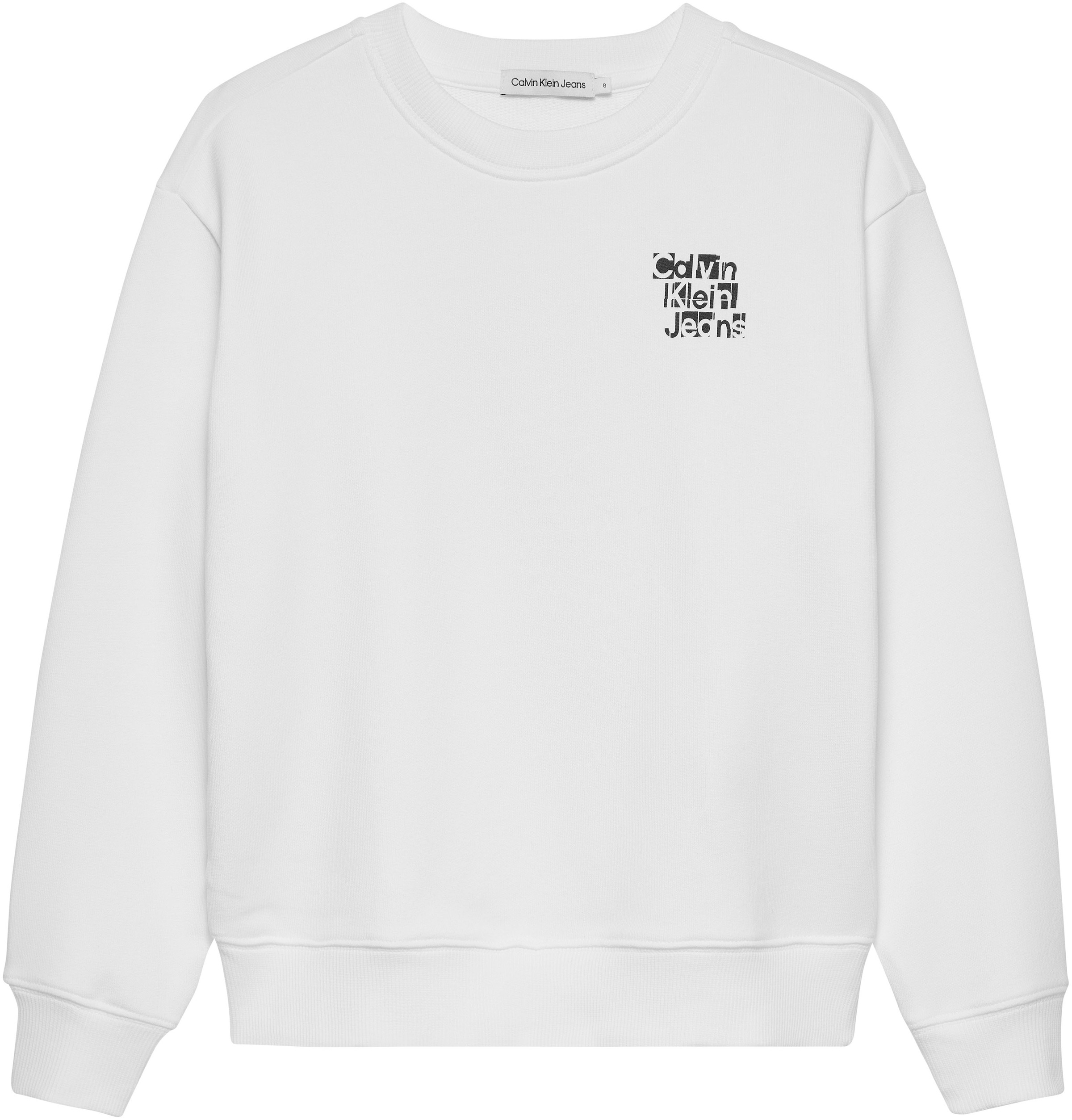 Calvin Klein Jeans Sweatshirt »PLACED INST. GRID CREWNECK«, mit Logodruck  online kaufen | BAUR