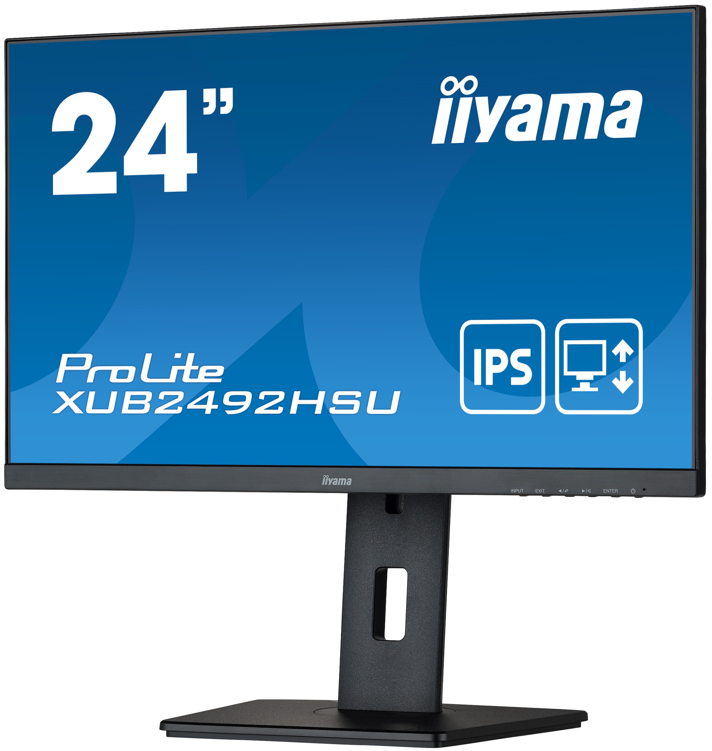 Iiyama LED-Monitor »XUB2492HSU-B5«, 60,5 cm/24 Zoll, 1920 x 1080 px, Full HD, 4 ms Reaktionszeit, 75 Hz