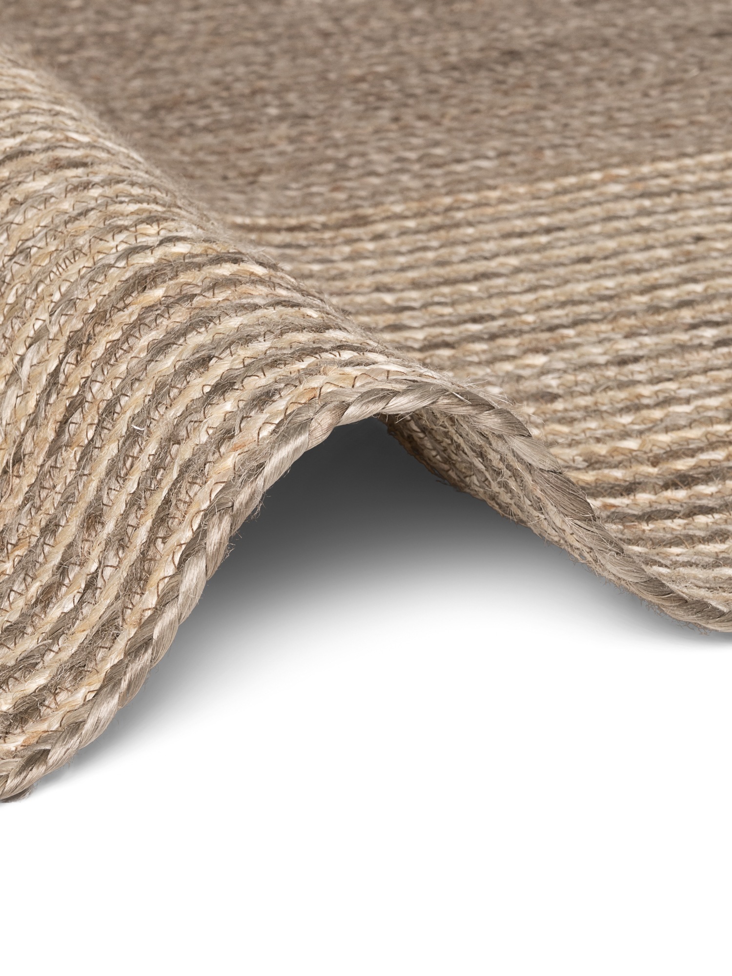 HANSE Home »Juno Line  Juteteppich« rechteckig 9 mm Höhe Jute, Shape, Handgemacht, Wohnzimmerteppich, Naturteppich, Wohnzimmer