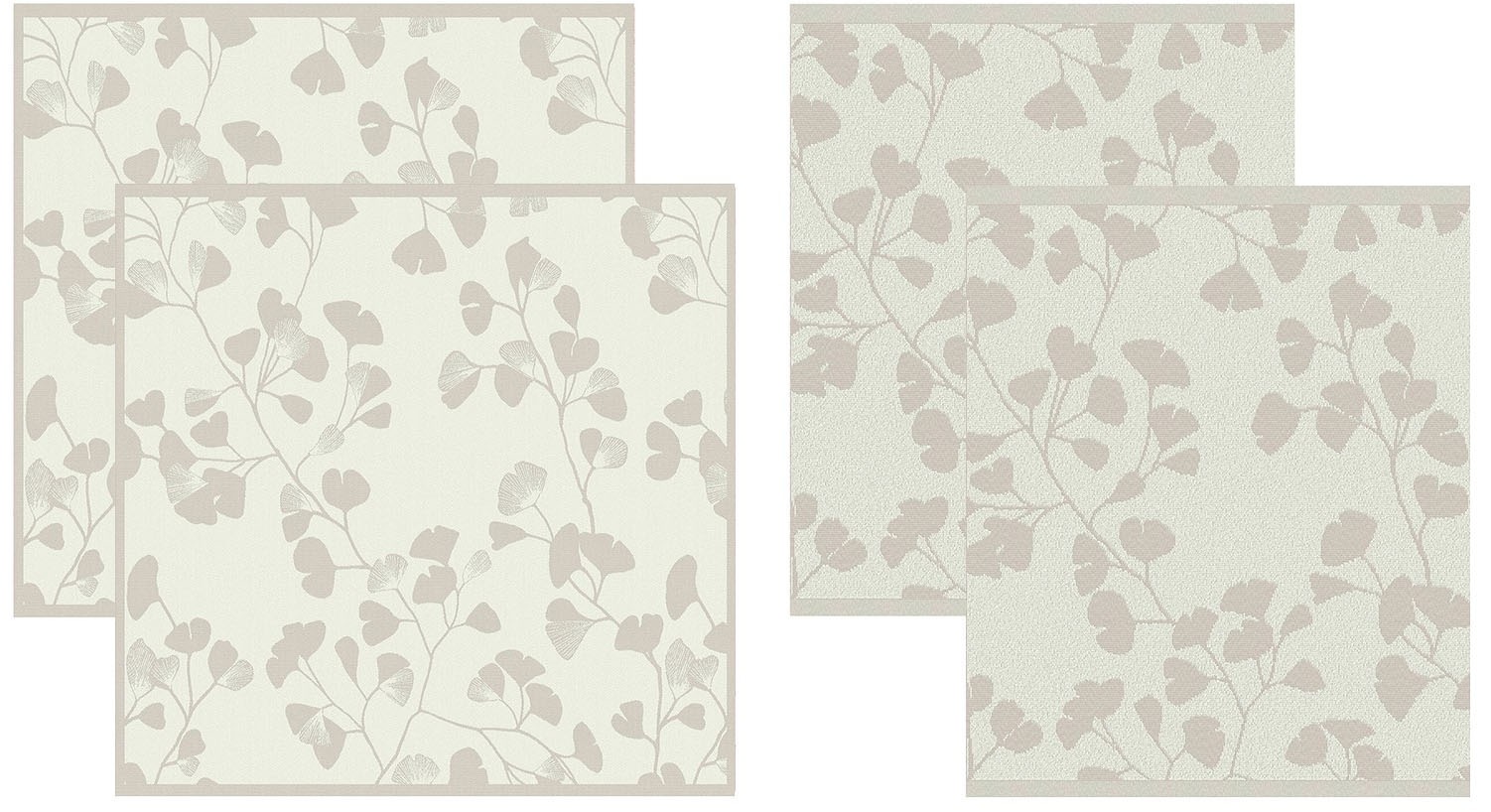 DDDDD Geschirrtuch "DDDDDD Kombi-Set aus 2 Geschirrtüchern & 2 Küchentücher günstig online kaufen