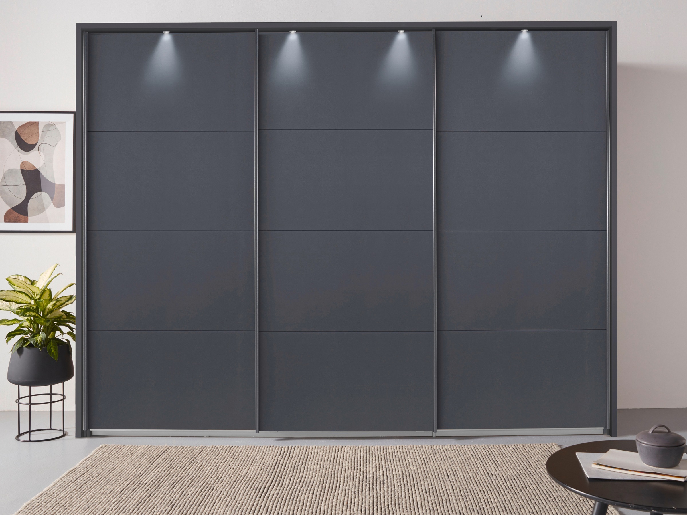 rauch Schwebetürenschrank »Oteli«, inkl. Passepartout optional mit Beleuchtung