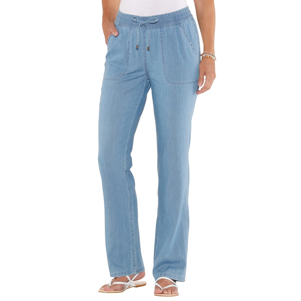 Classic Basics Schlupfjeans, (1 tlg.)