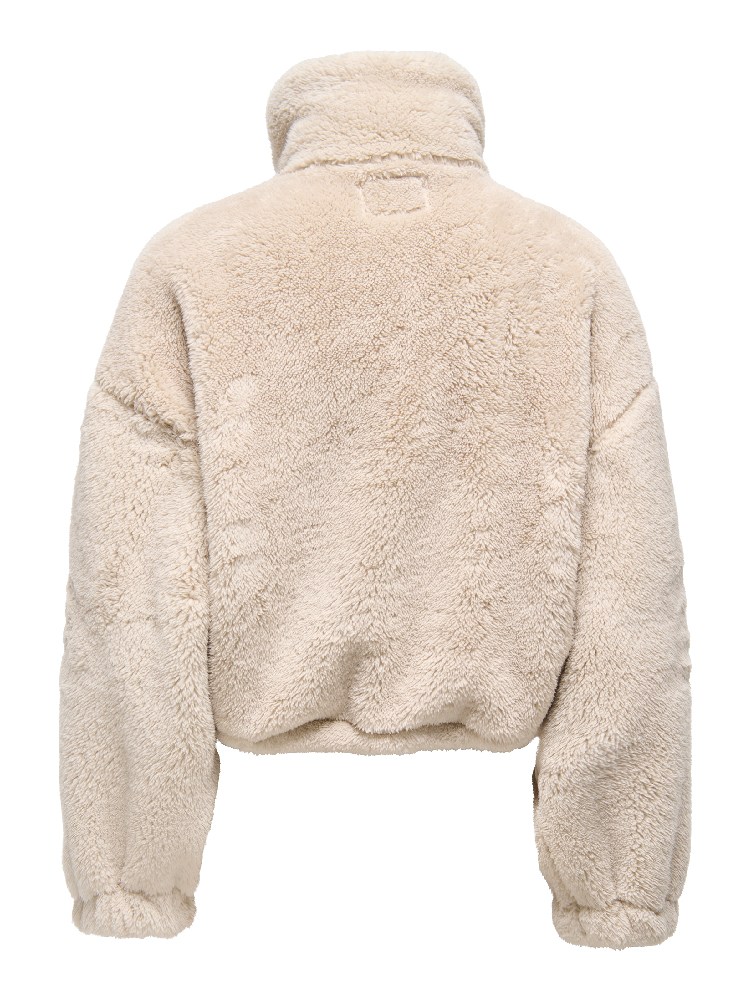 ONLY Plüschjacke »ONLANNA CONTACT LIFE SOL JACKET CC OTW« mit aufgesetzten Taschen, weiche Plüschqualität