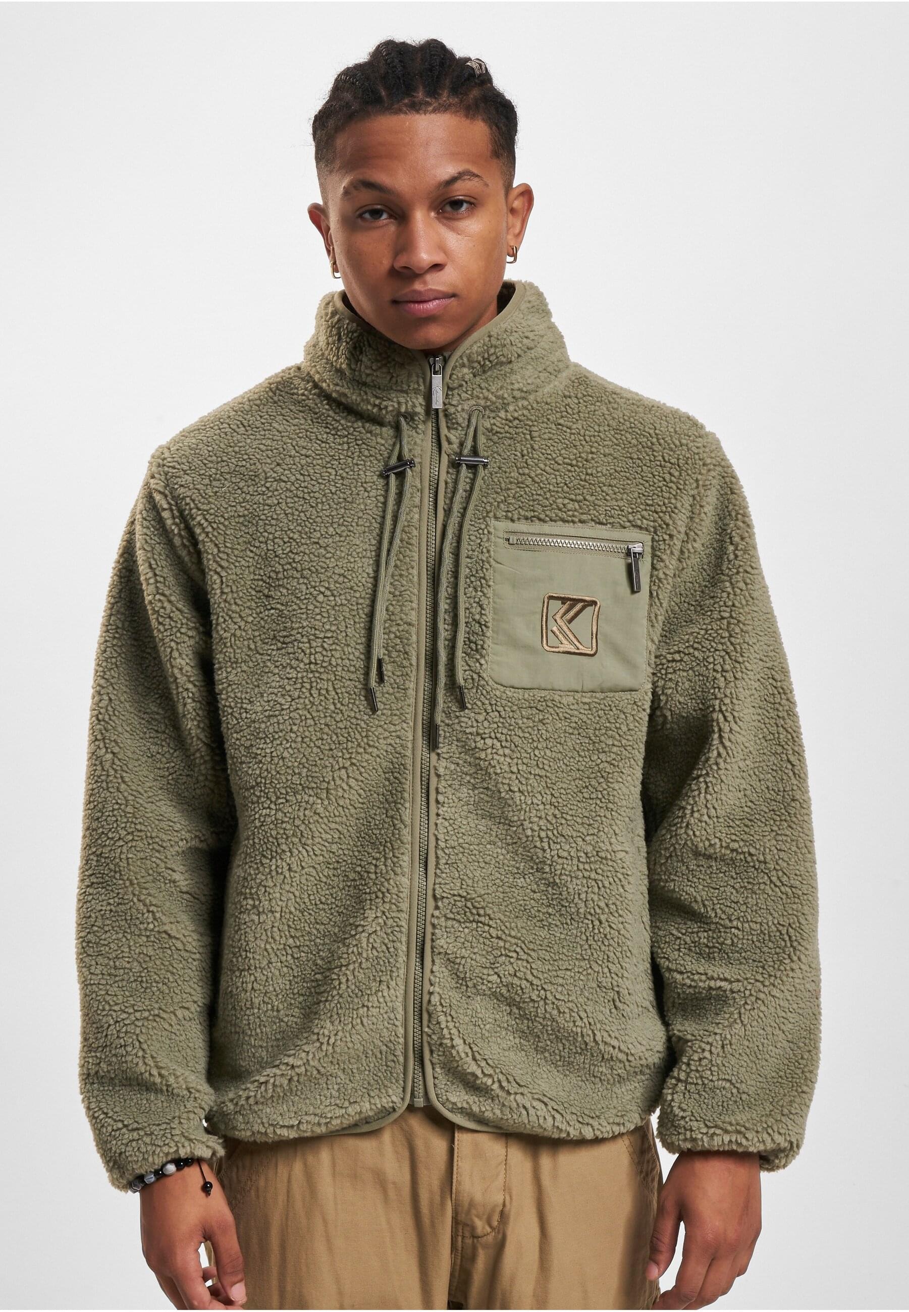 Karl Kani Winterjacke »Karl Kani Herren KM234-007-2 KK OG Teddy Trackjacket«, (1 St.), ohne Kapuze