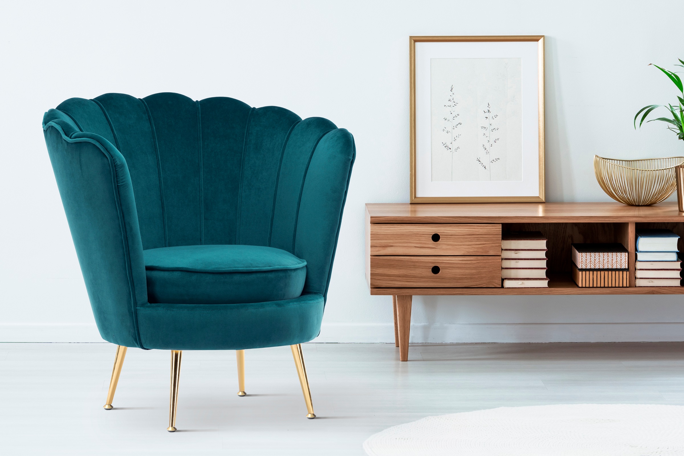 Kayoom Sessel "Sofa Barbara 125, hochwertiger Velvet-Stoff mit samtweicher günstig online kaufen