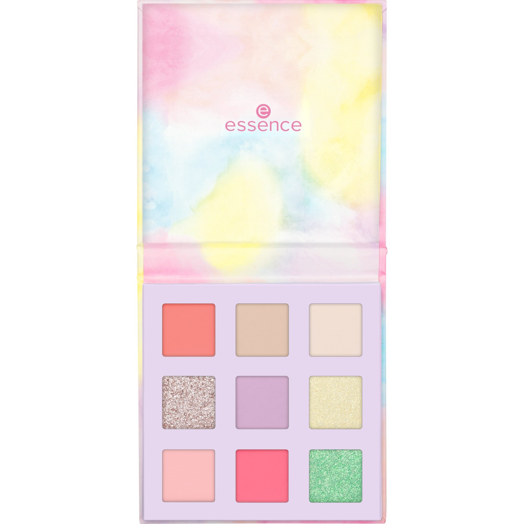 ESSENCE Damen Lidschatten-Palette "WHAT THE FLUFF? eyeshadow palette", bunt, Augen-Kosmetika