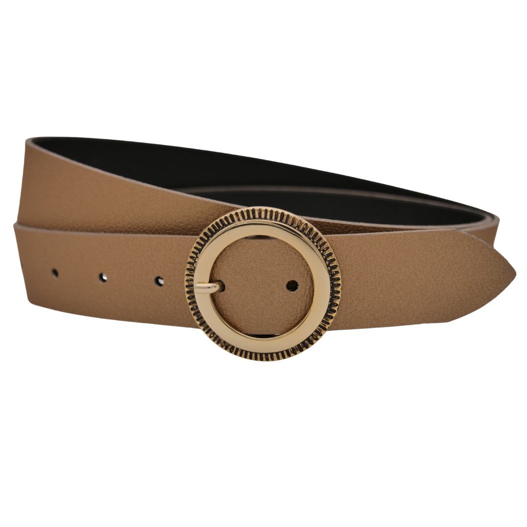 ANNAMATONI Damen Ledergürtel "AnnaMatoni Ledergürtel Glim Ledergürtel Glim"gold 999, Gr. 120, 100% Leder, Gürtel