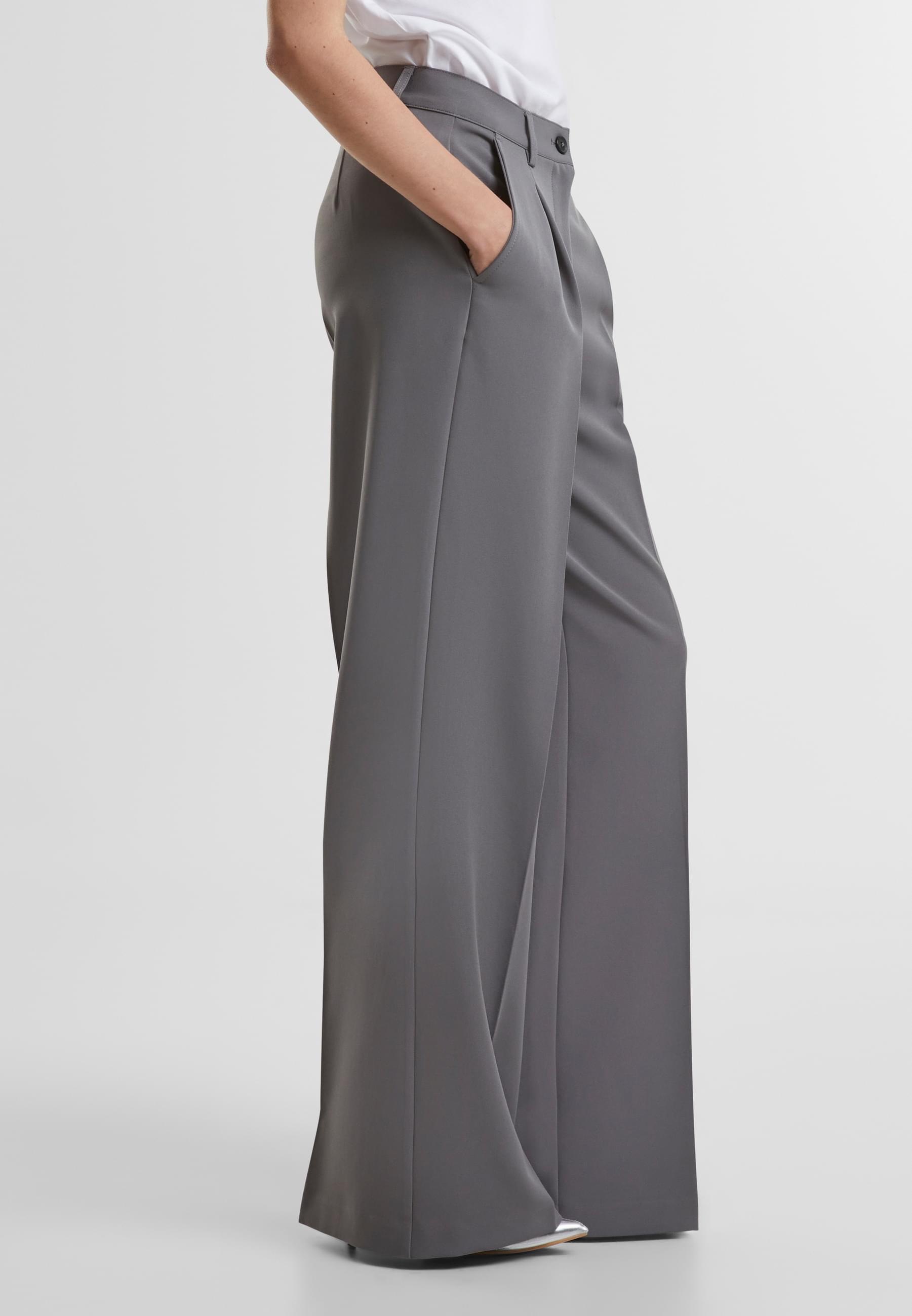 URBAN CLASSICS Stoffhose »Urban Classics Ladies Wide Leg Trousers«, (1 tlg.)