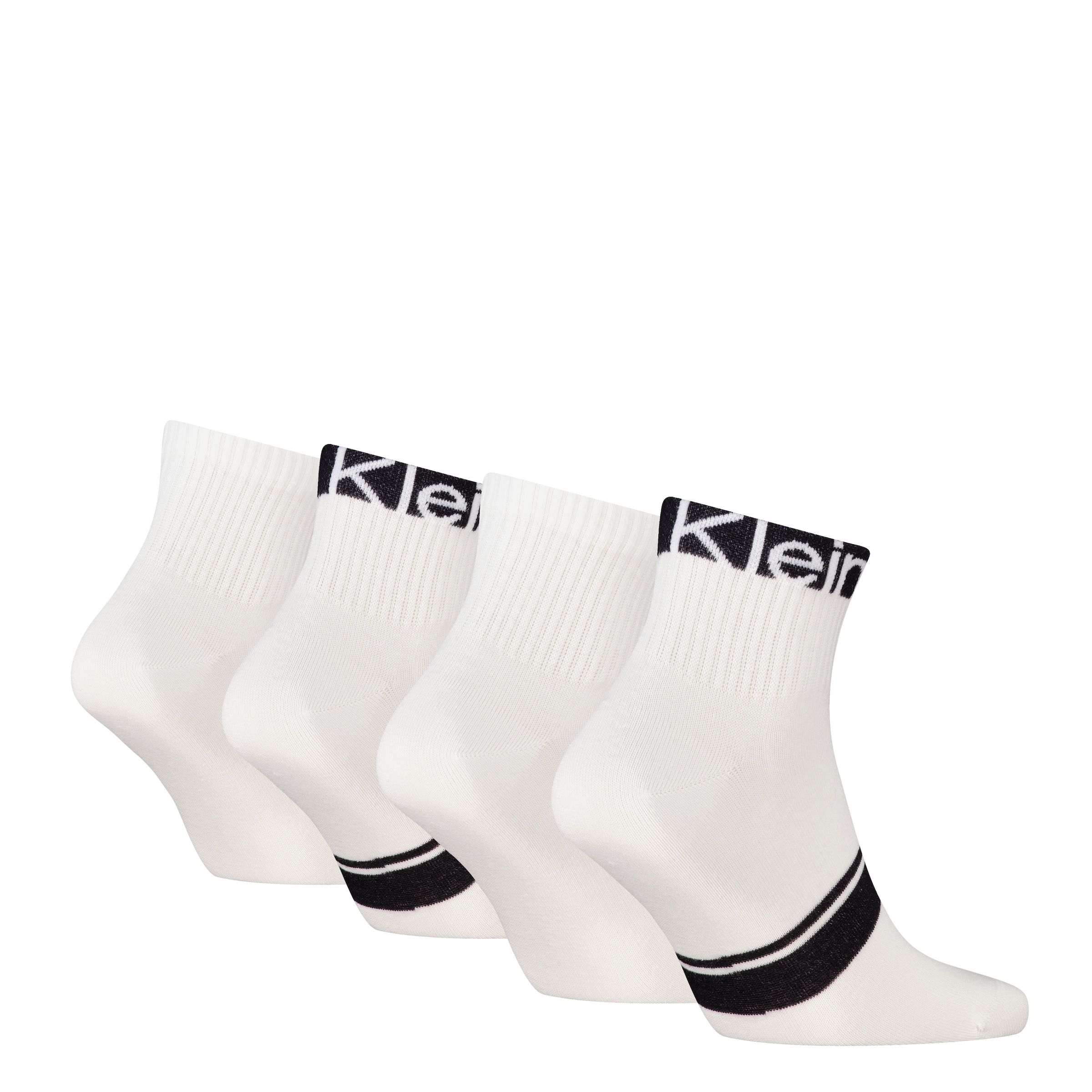Calvin Klein Kurzsocken »CK MEN QUARTER 4P LOGO STRIPE ECOM« 4 Paar, 