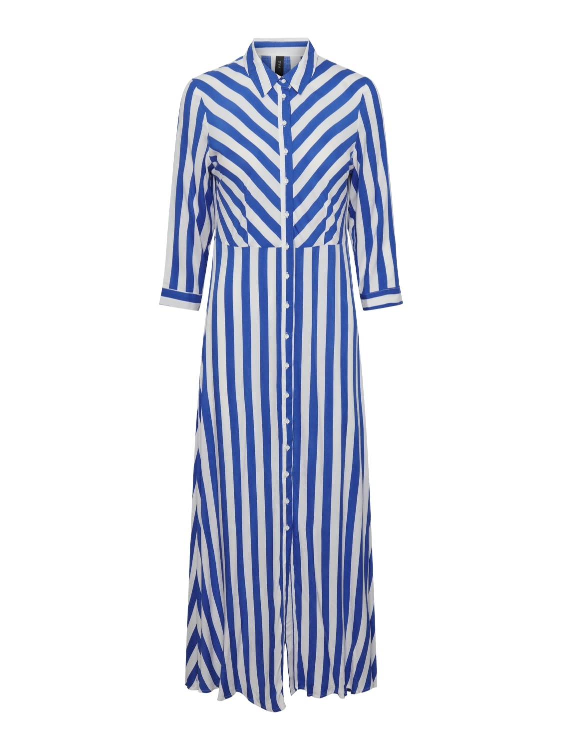 Y.A.S Hemdblusenkleid »YASSAVANNA LONG SHIRT DRESS«, mit 3/4 Ärmel