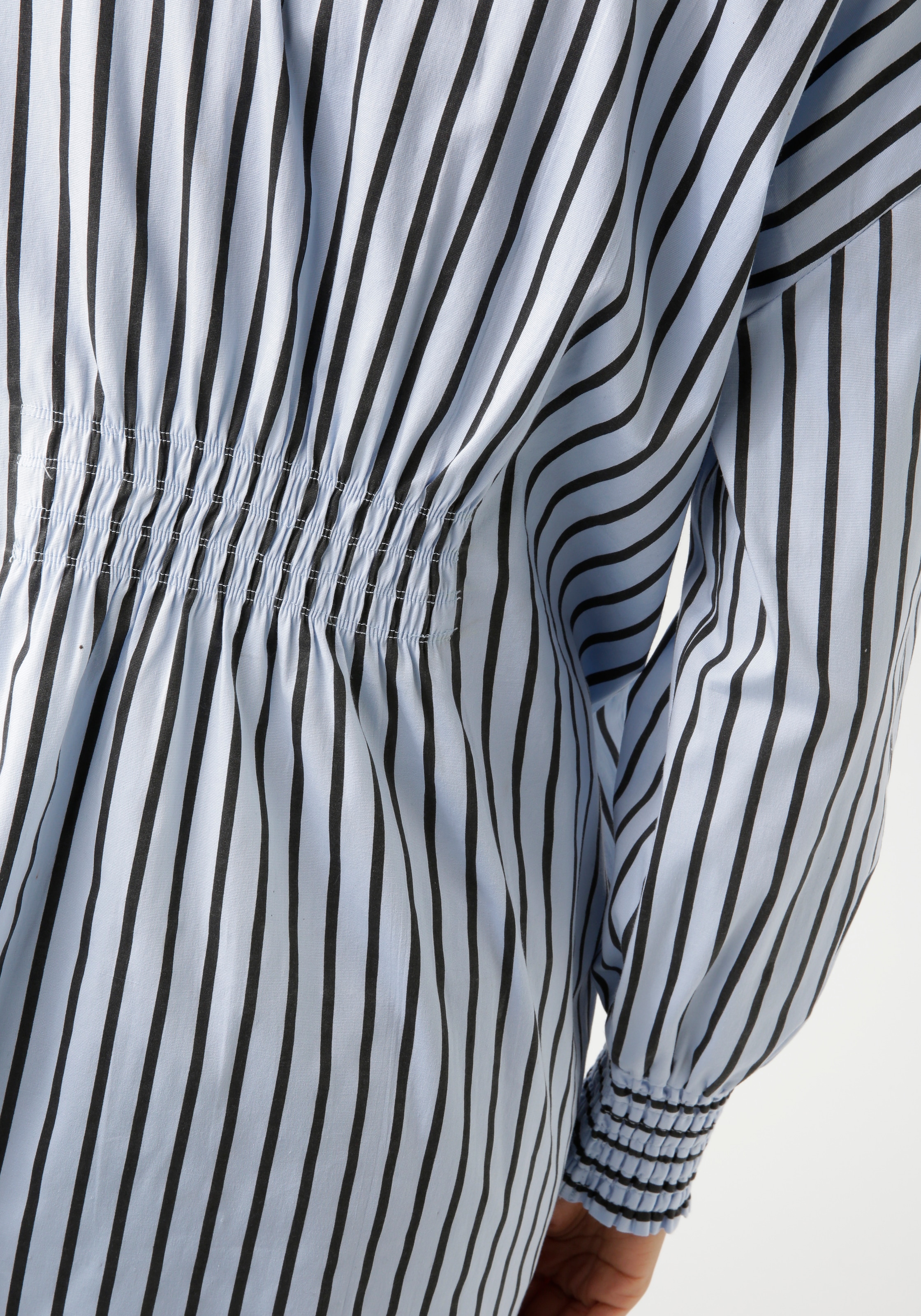 Aniston CASUAL Hemdbluse, im extravagantem Streifen-Dessin
