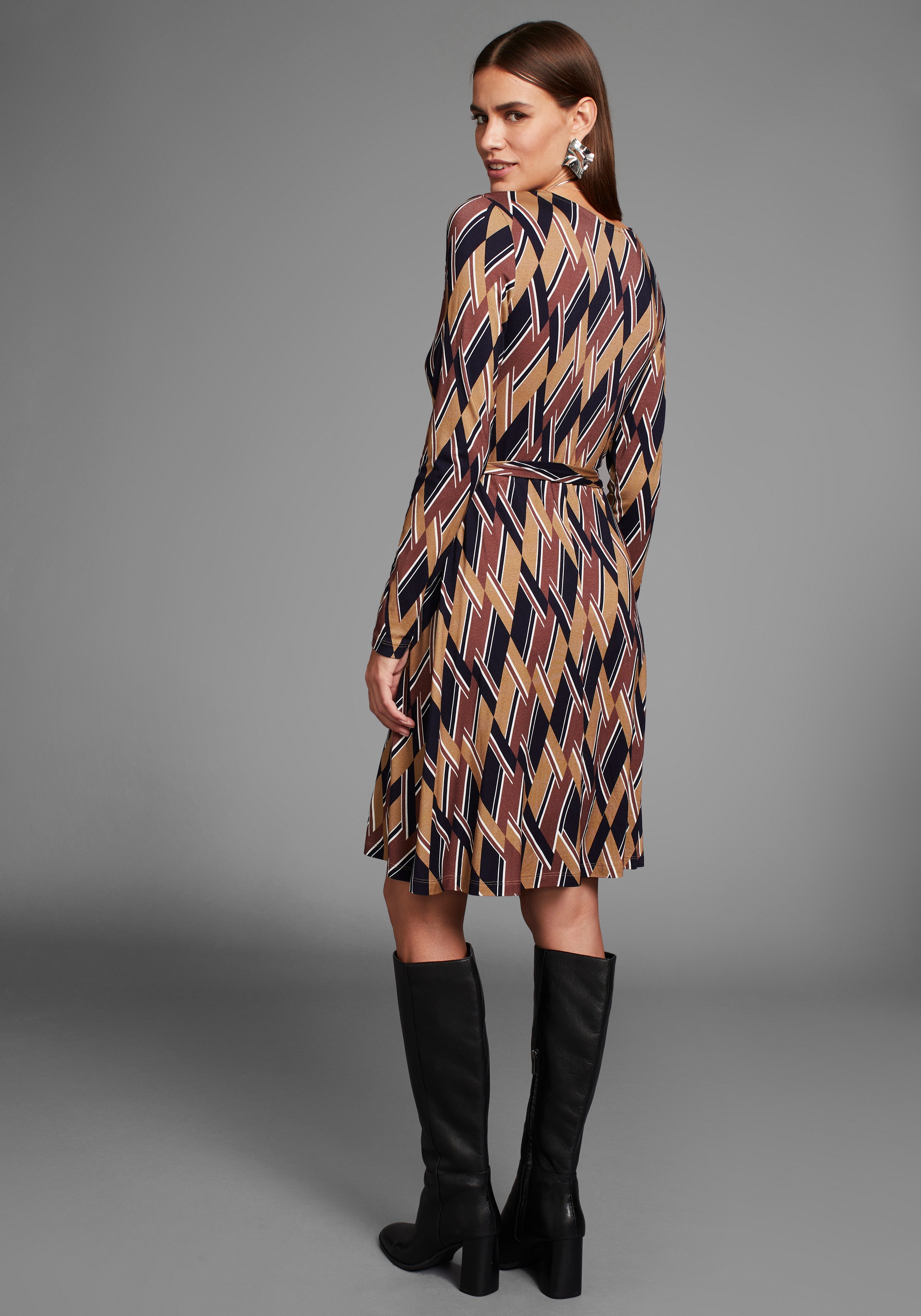 HECHTER PARIS Jerseykleid, mit eleganten Print günstig online kaufen
