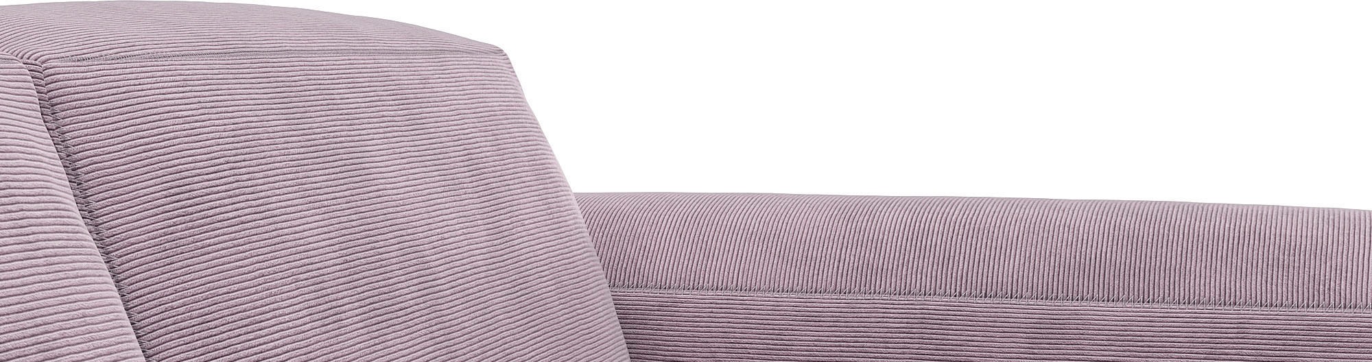 FLEXLUX Ecksofa »Lucera Chaislongue rechts oder links, L-Form, bequem«, modern & anschmiegsam, Kaltschaum, Stahl-Wellenunterfederung