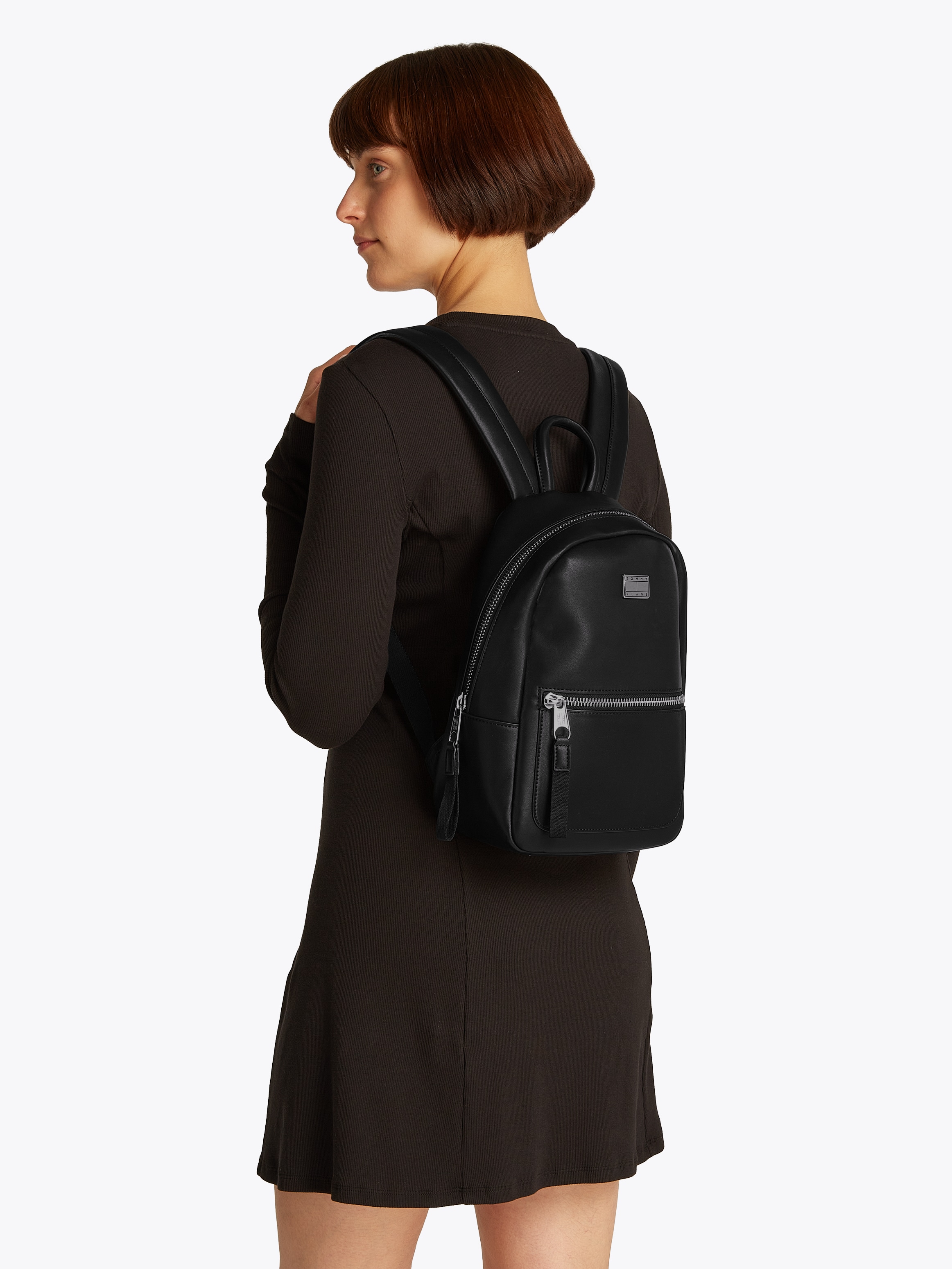 Tommy Jeans Cityrucksack »TJW AMERICAN COOL BACKPACK«, Damen Rucksack mit Tommy Jeans Applikation