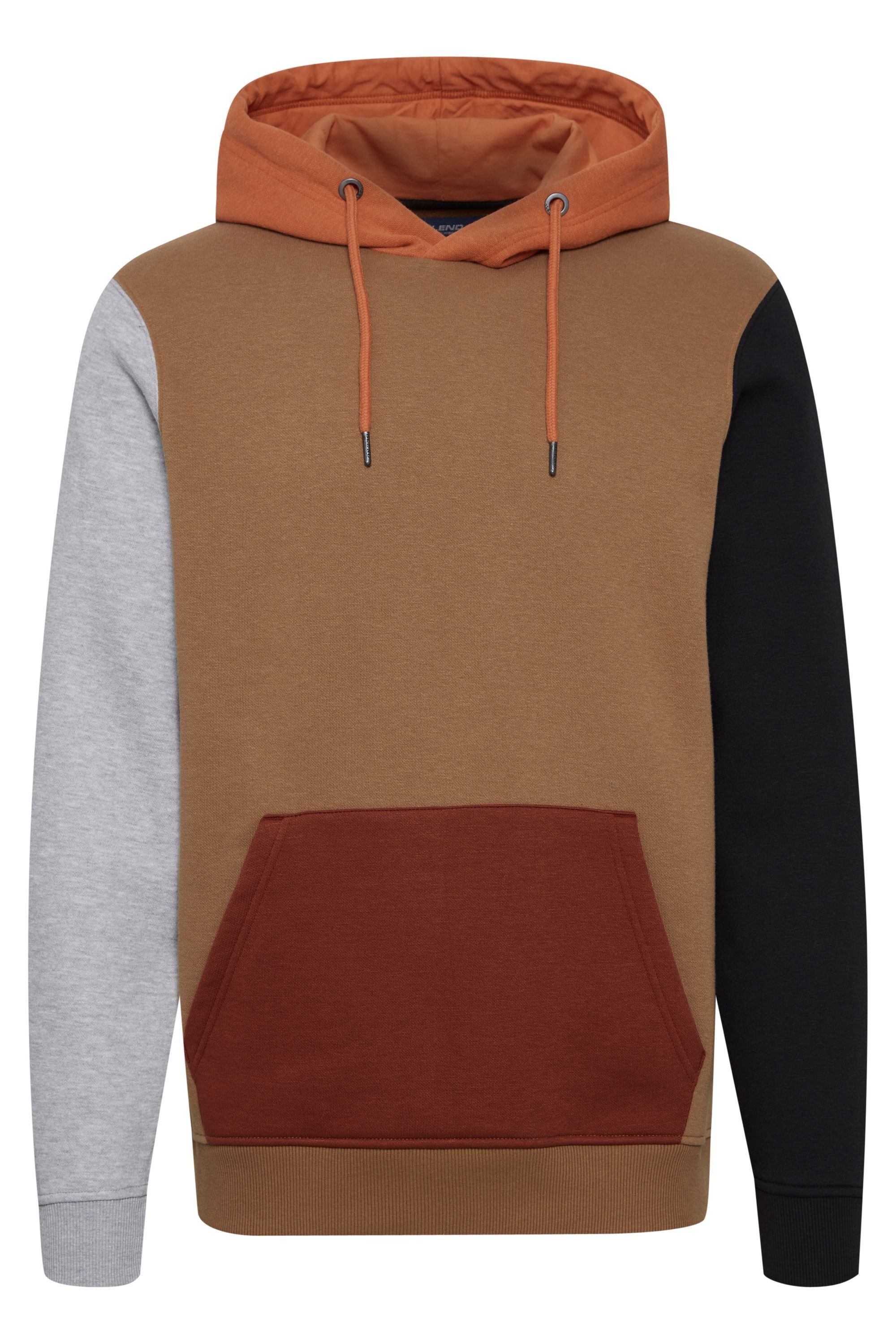 Blend Kapuzenpullover "BHLampert", Sweatshirt Hoodie im Colorblock-Design günstig online kaufen