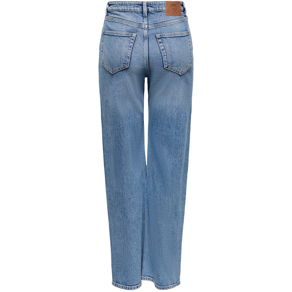 ONLY High-waist-Jeans »ONLJUICY HW WIDE LEG«