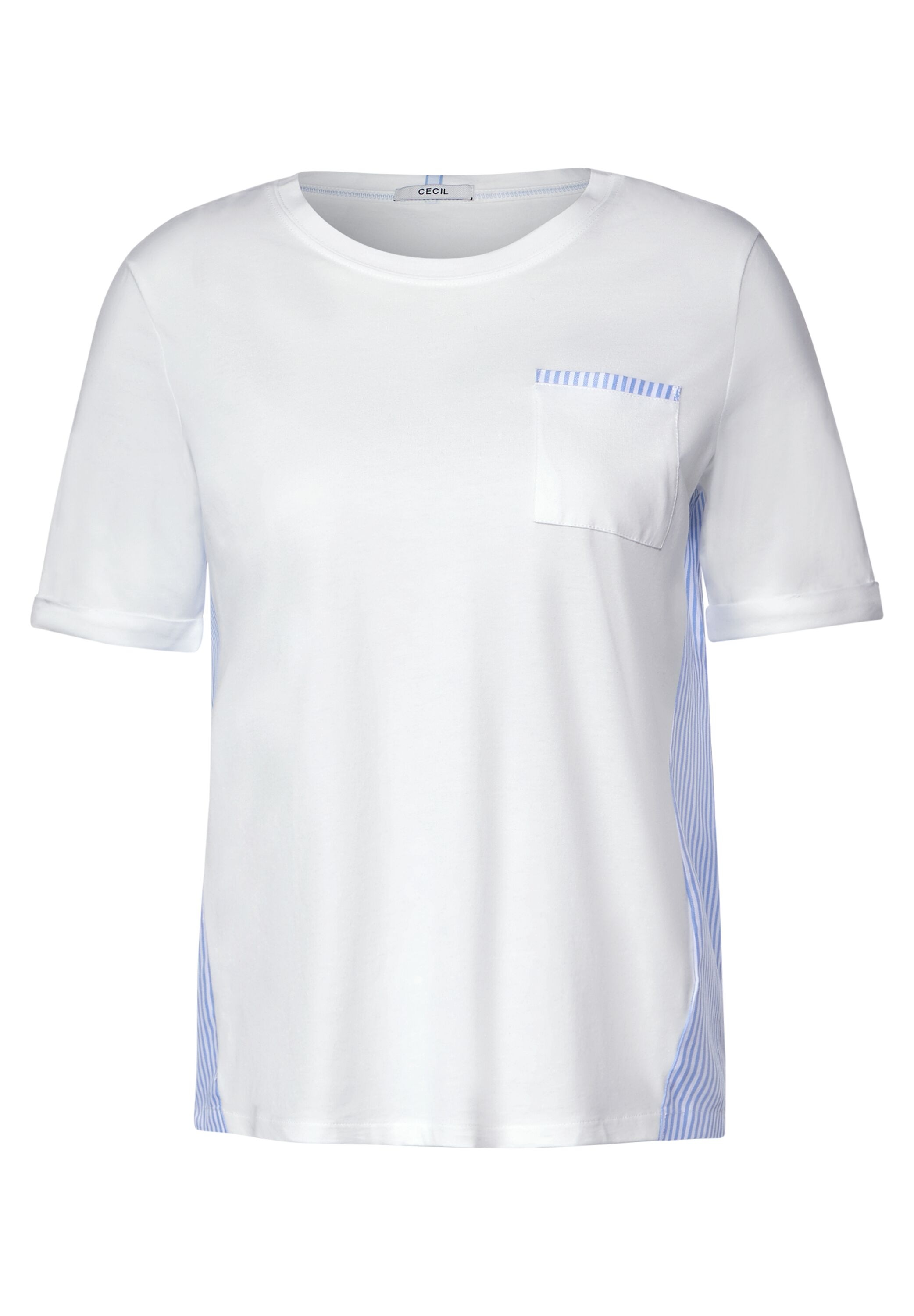 Cecil T-Shirt, aus softem Materialmix