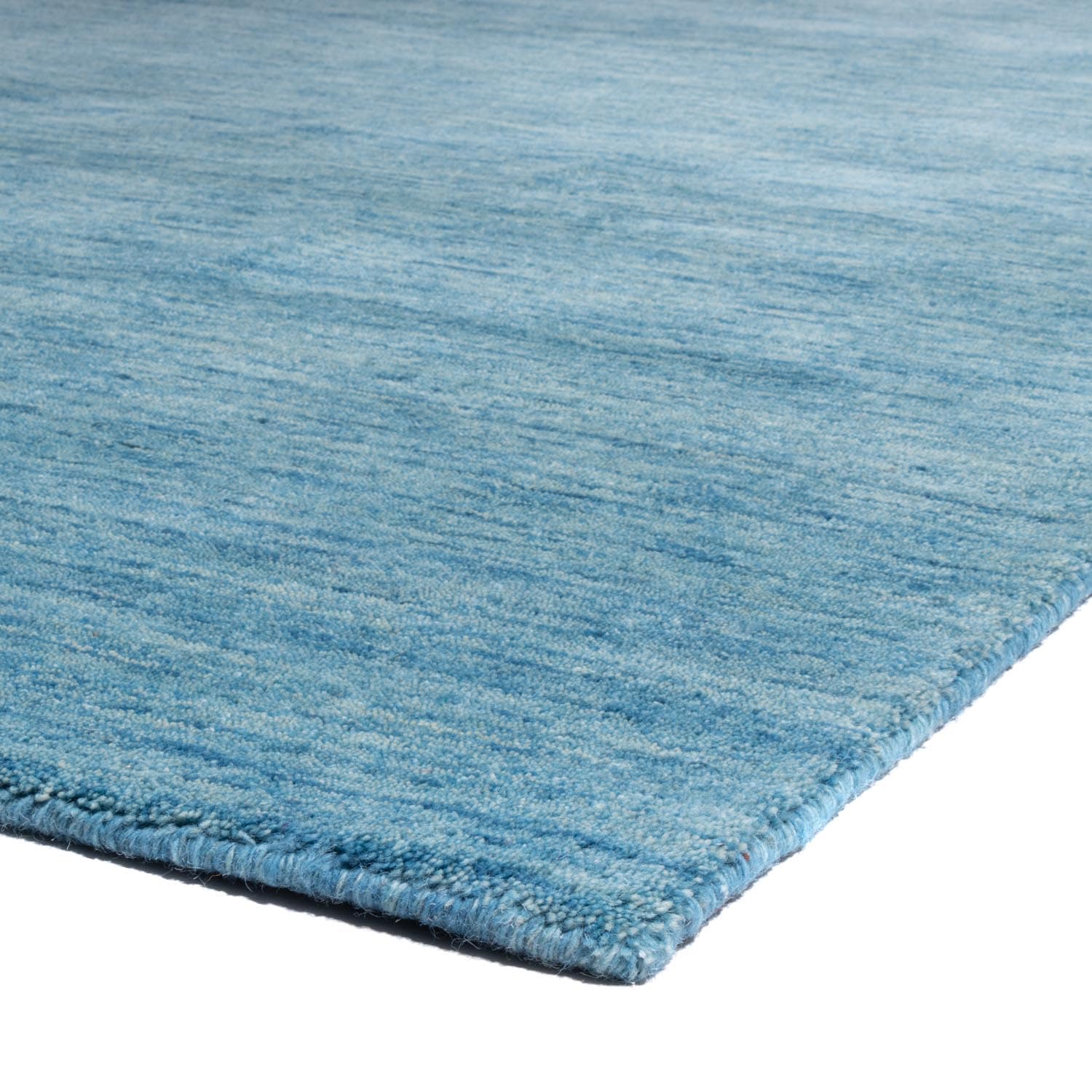 morgenland Wollteppich »Uni - Gabbeh Teppich - Softy«, rund, 1,6 mm Höhe, Gabbeh Optik, Uni Farben, reine Wolle, sehr weicher Flor, Wohnzimmer