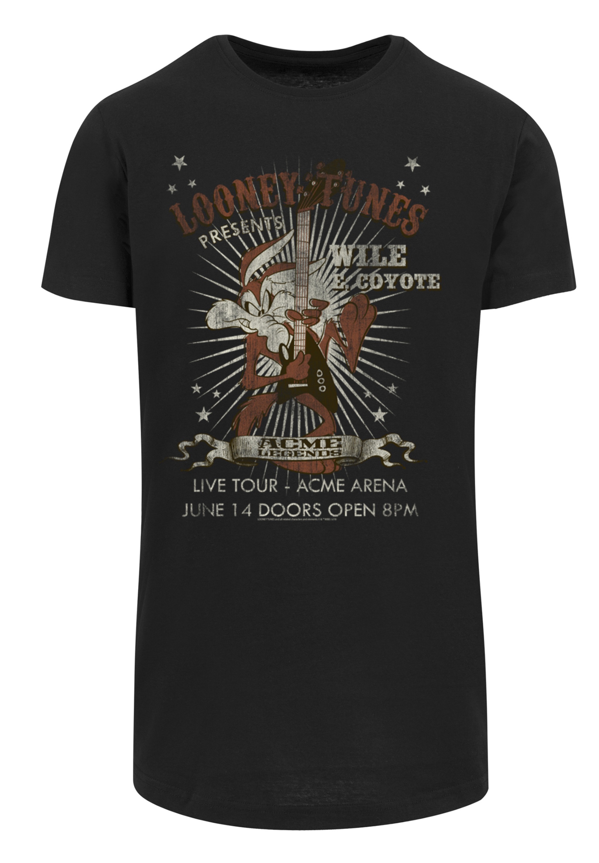 F4NT4STIC T-Shirt »Looney Tunes Guitar«, Print