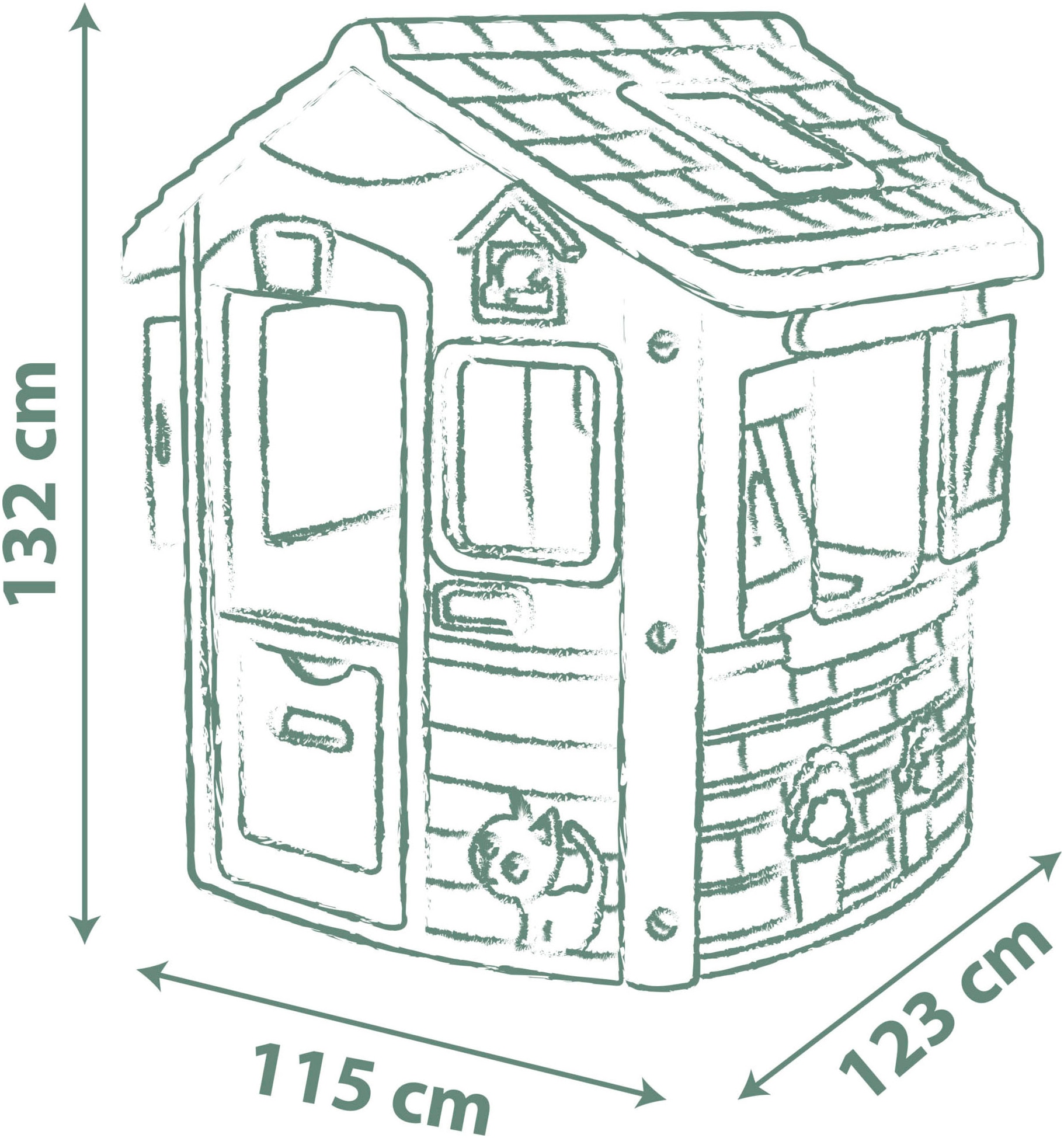 Smoby Spielhaus »Smoby Life, Jura Lodge«, Made in Europe