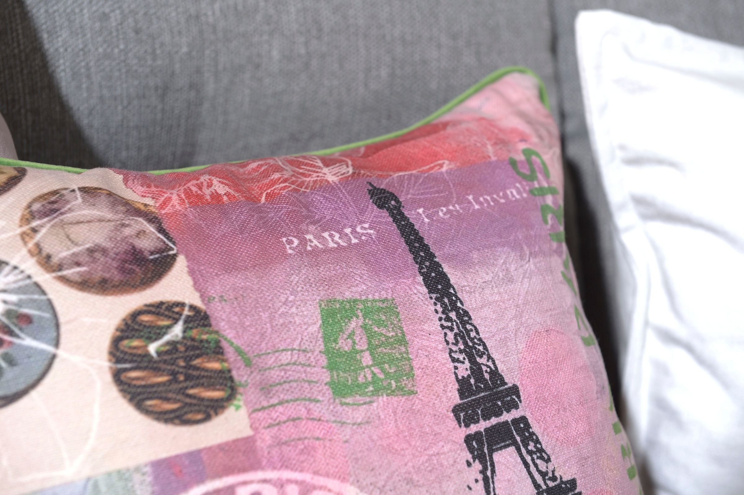 H.O.C.K. Dekokissen »Lieblingsstädte PARIS«, mit Paris-Motiv