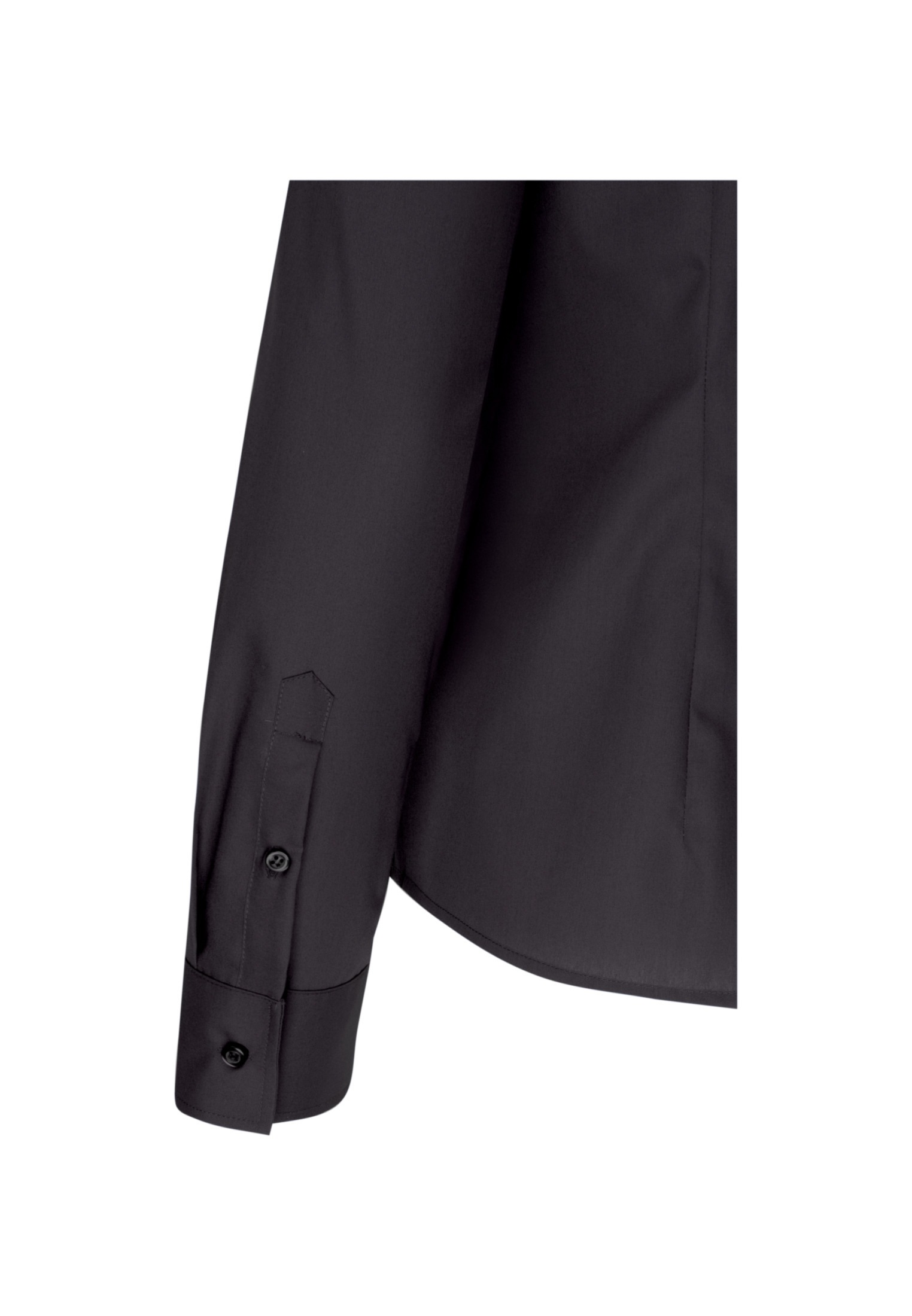 Thumbnail - seidensticker Hemdbluse "Schwarze Rose" 1/1 Kragen Uni