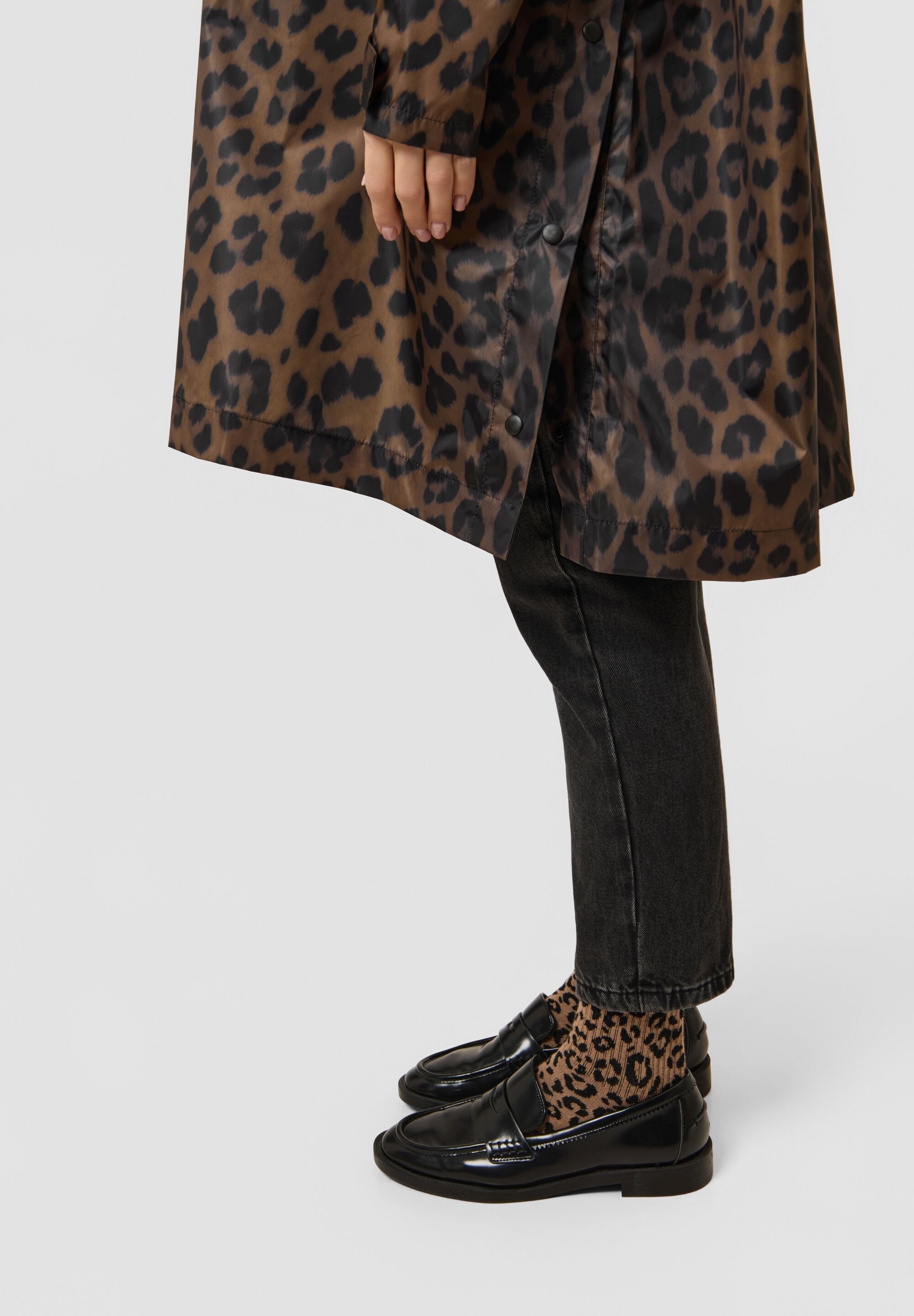 Codello Regenjacke »Codello Poncho« ohne Kapuze mit Leomuster