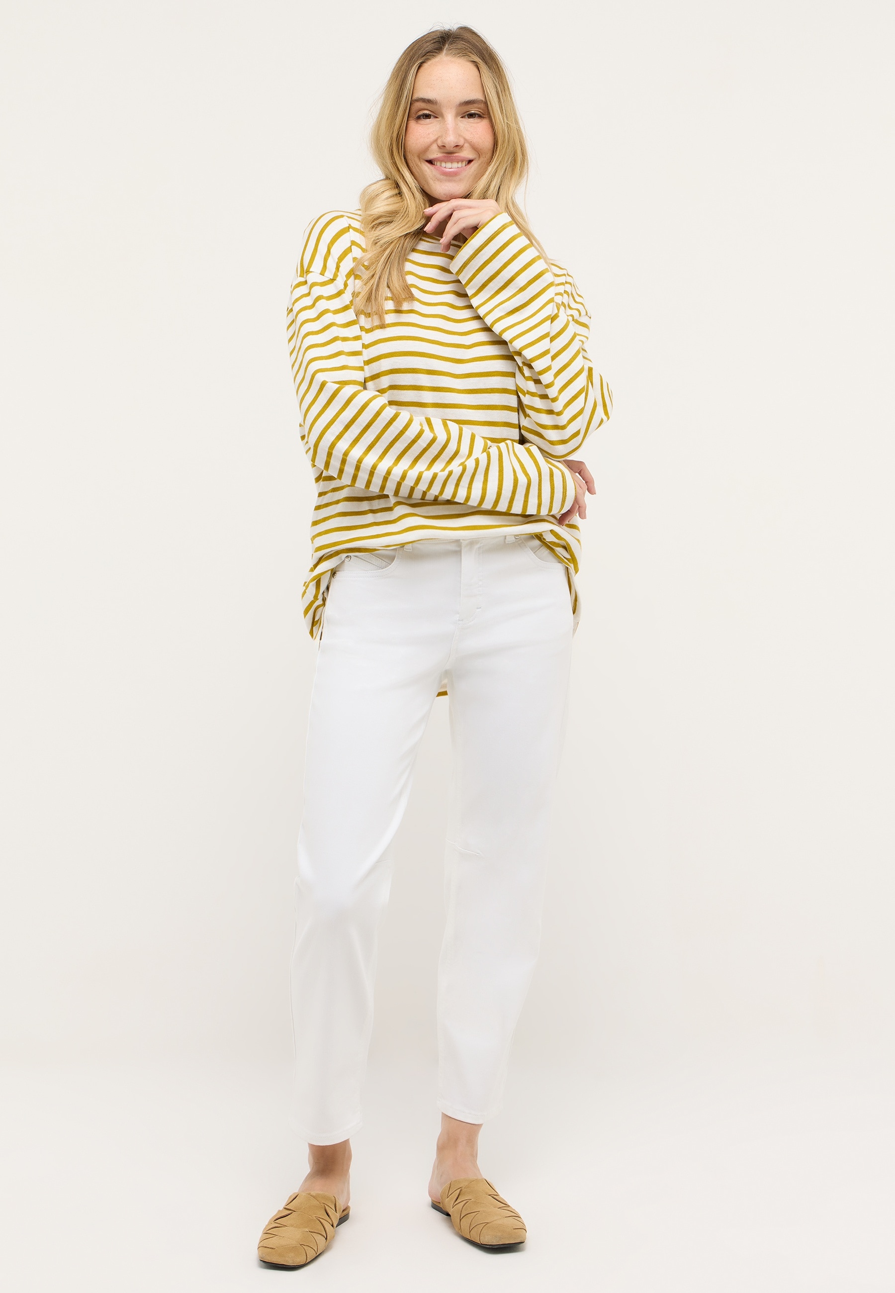 ANGELS 7/8-Jeans »EVY« 7/8-lange Schnittform, lockere Passform, aus Baumwollmischung
