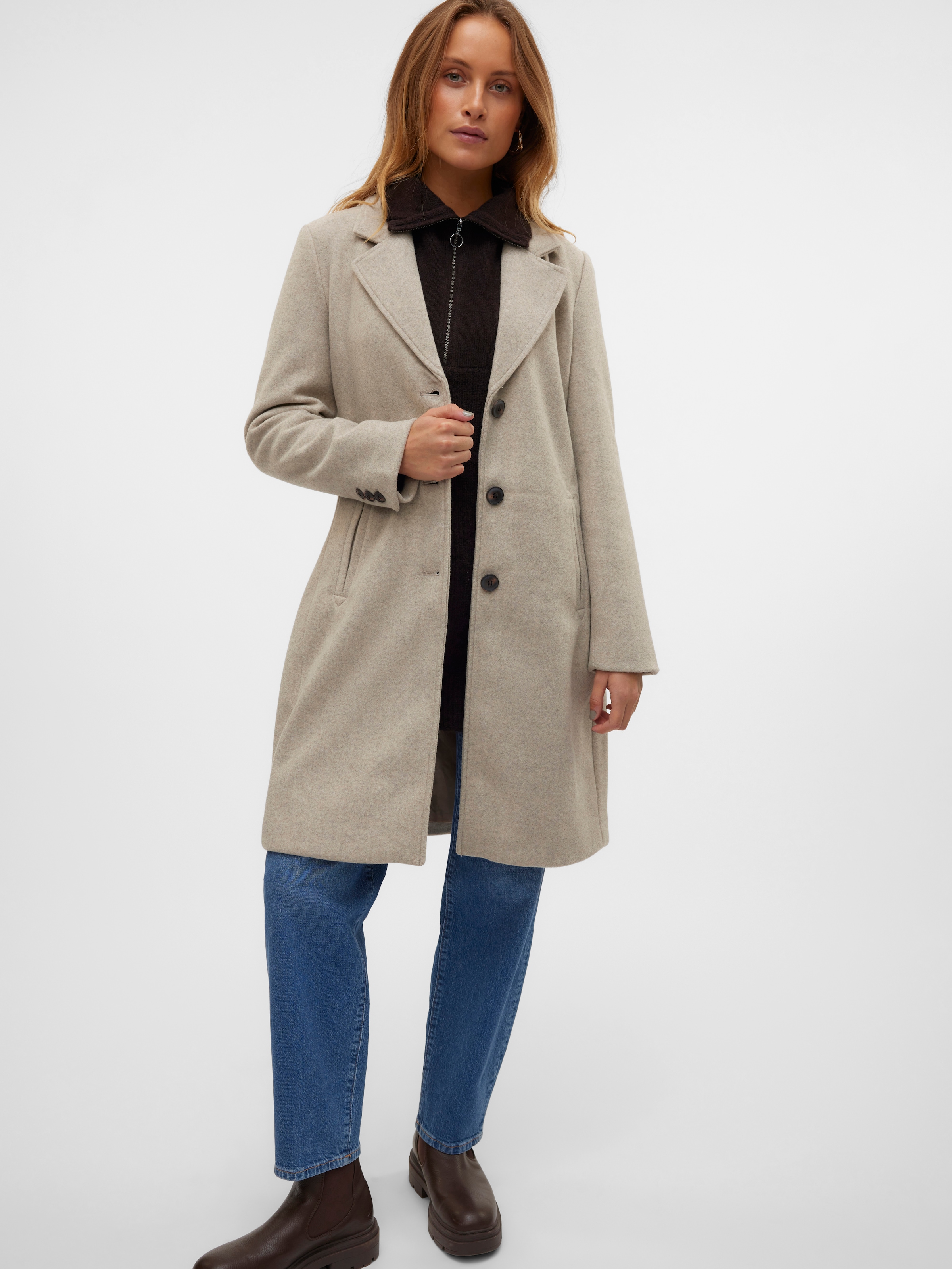 Vero Moda Langmantel "VMFORTUNESARA COAT GA BOO"