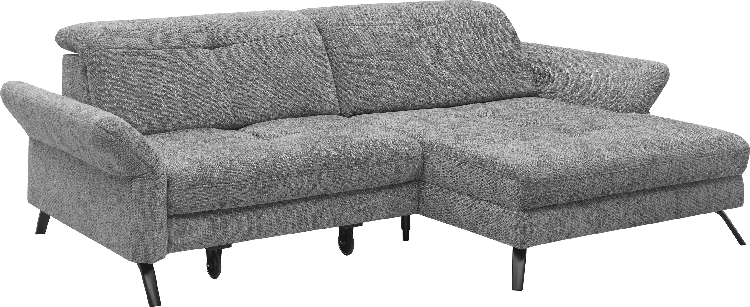 set one by Musterring Ecksofa »SO 4400 V«, wahlweise mit Sitting-Bett motorisch