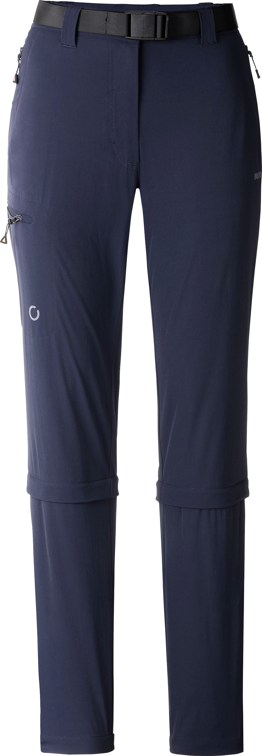 LPO Damen Zip-off-Hose "Damen Zip-Off-Hose Coralie", blau, Gr. 19, 94% Polyester, 6% Elasthan, Hosen