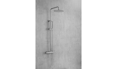 welltime Duschsystem »Rainshower«, Edelstahl, Überkopfbrause mit Ø250mm, stabförmige... kaufen