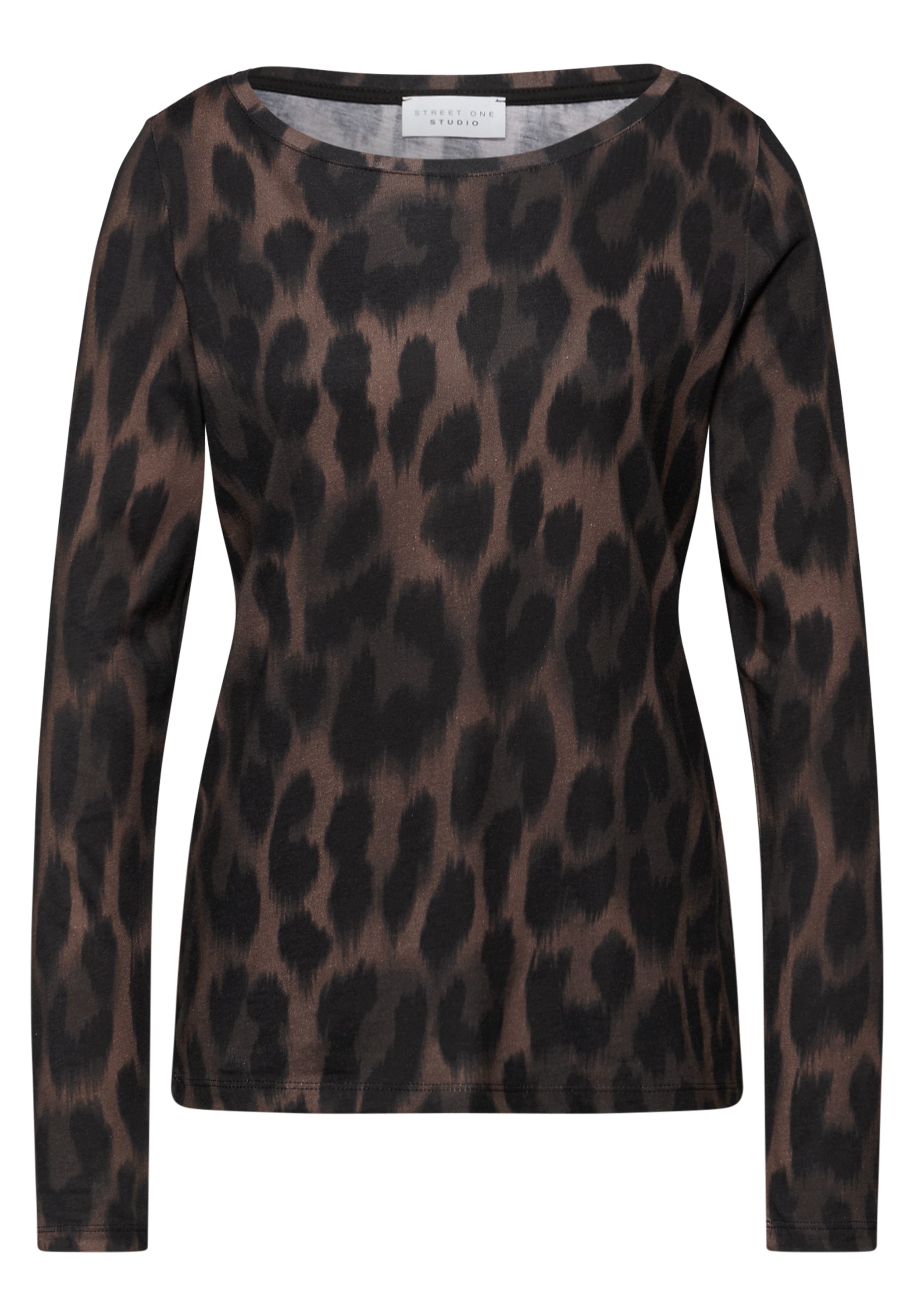 STREET ONE STUDIO Langarmshirt mit Leoprint