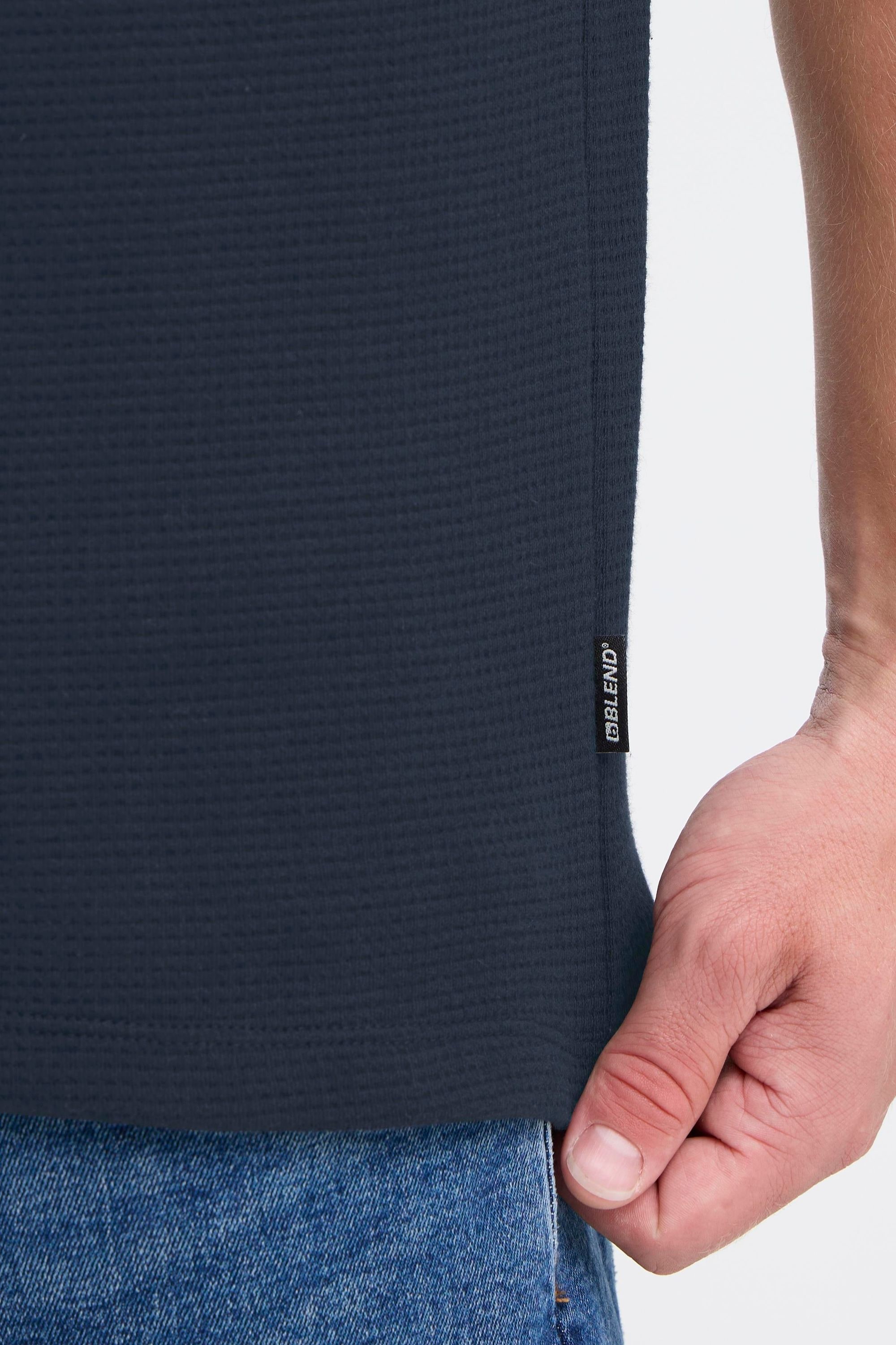 Blend Rundhalsshirt »BHMFort« Basic T-Shirt mit Rundhalsausschnitt