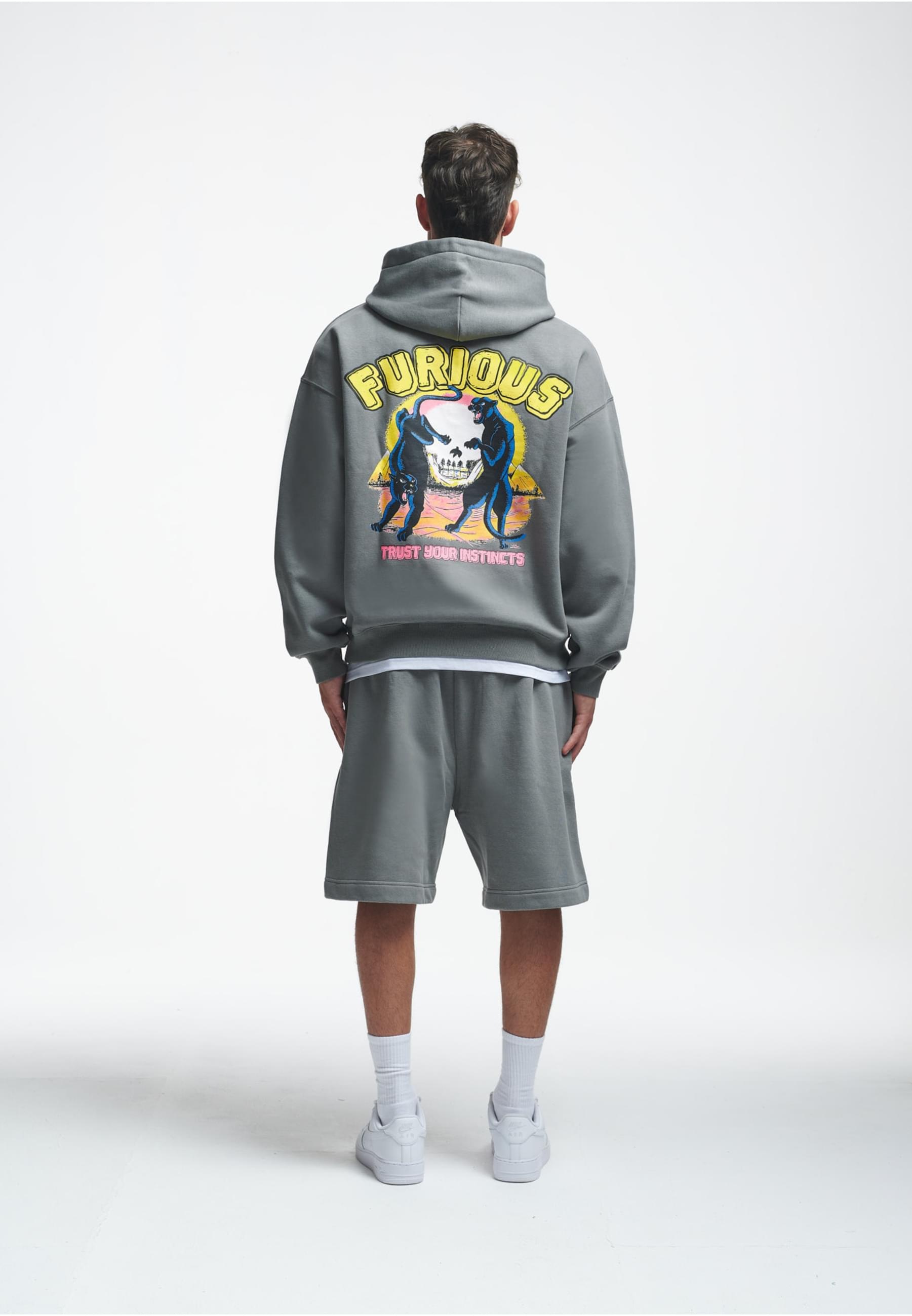 2Y Studios Kapuzensweatshirt »2Y Studios Herren 2Y Furious Oversize Hoodie«, (1 tlg.)