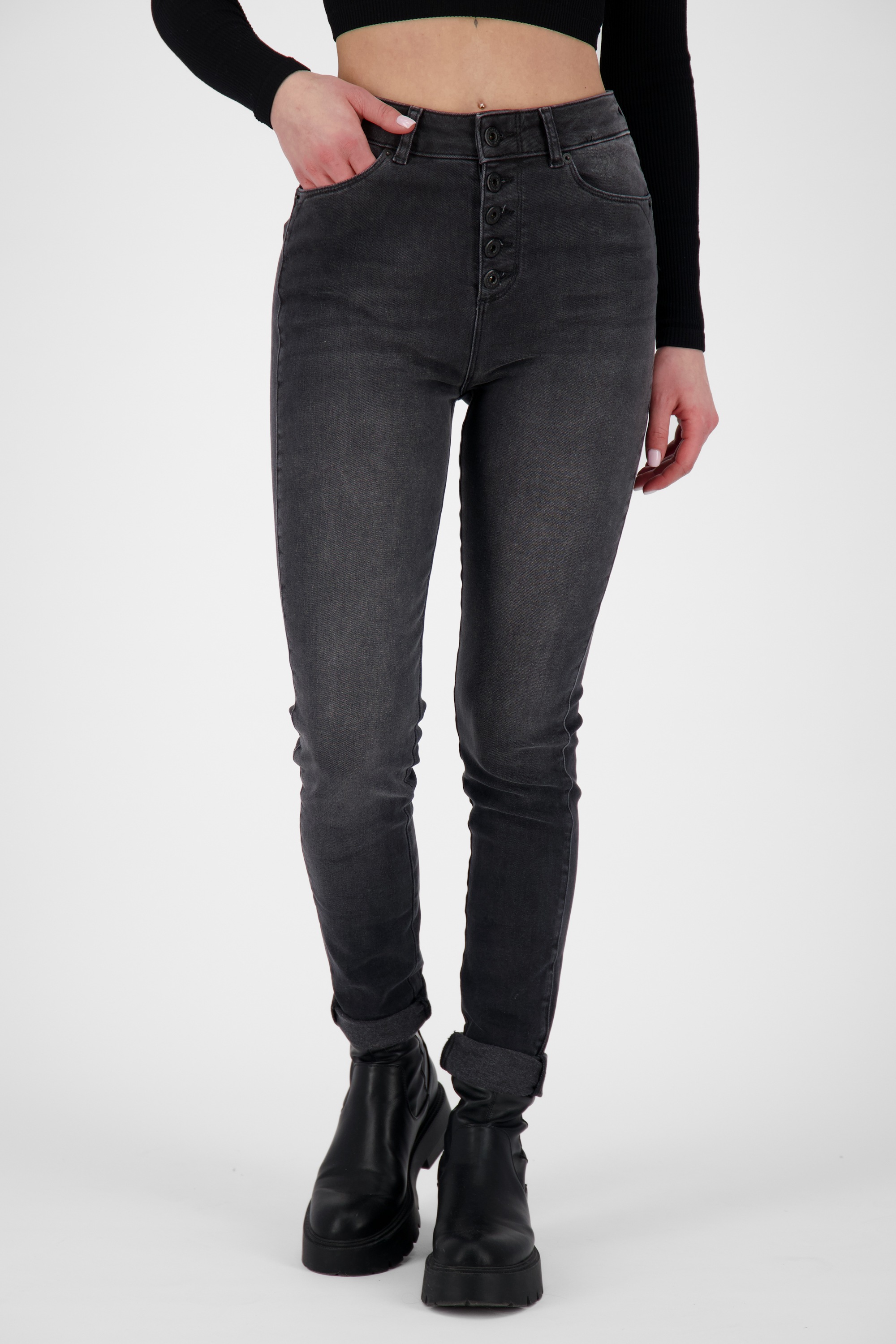 Alife & Kickin Mom-Jeans "Damen LeonoraAK DNM Q" günstig online kaufen