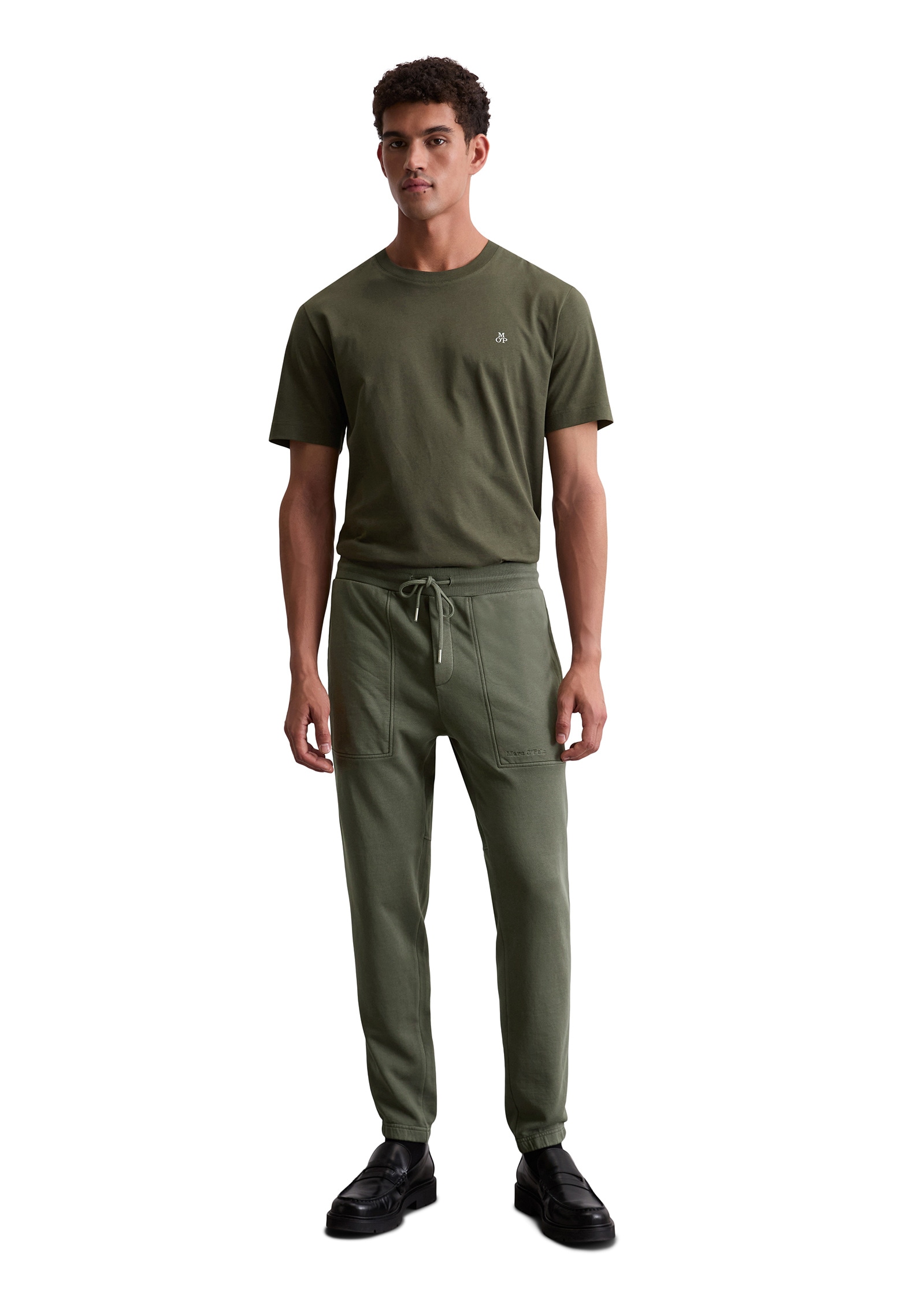 Marc O'Polo Jerseyhose »aus recycelter Baumwolle«