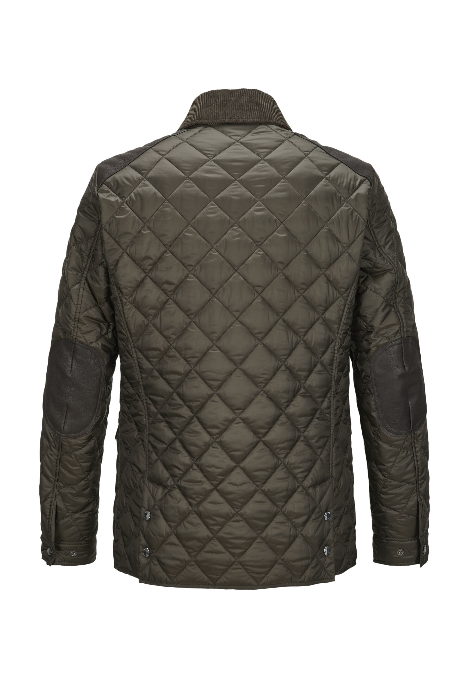 Milestone Steppjacke »MSSantos« ohne Kapuze Ledereinsätze an Schultern und Ellbogen